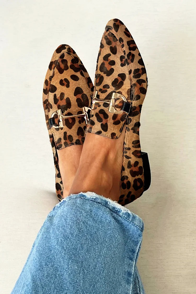 Juul | Loafers sofisticados med estampado og detalles sutiles