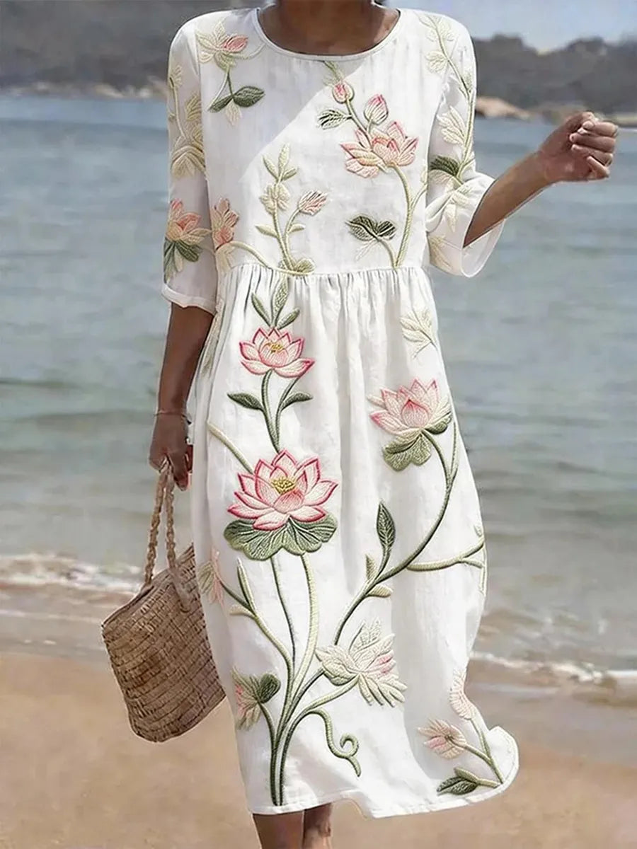 Chloé - Elegant blomsterkjole