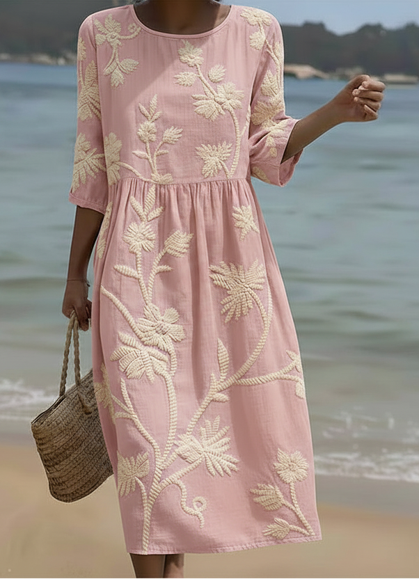 Brianna - Elegant blomsterkjole