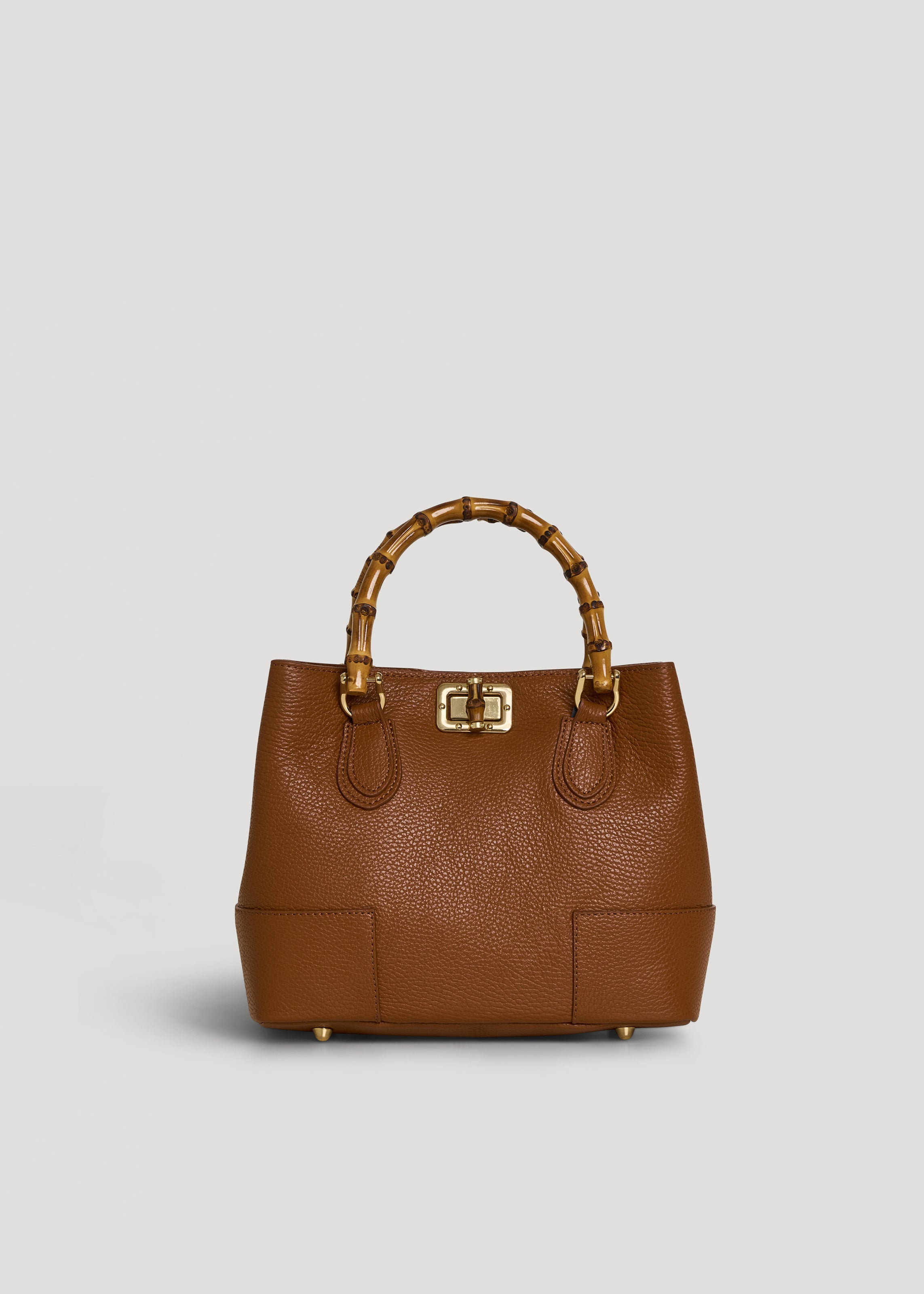 Bamboo Babe Media-taske i Dollaro-kalveskind – cognac