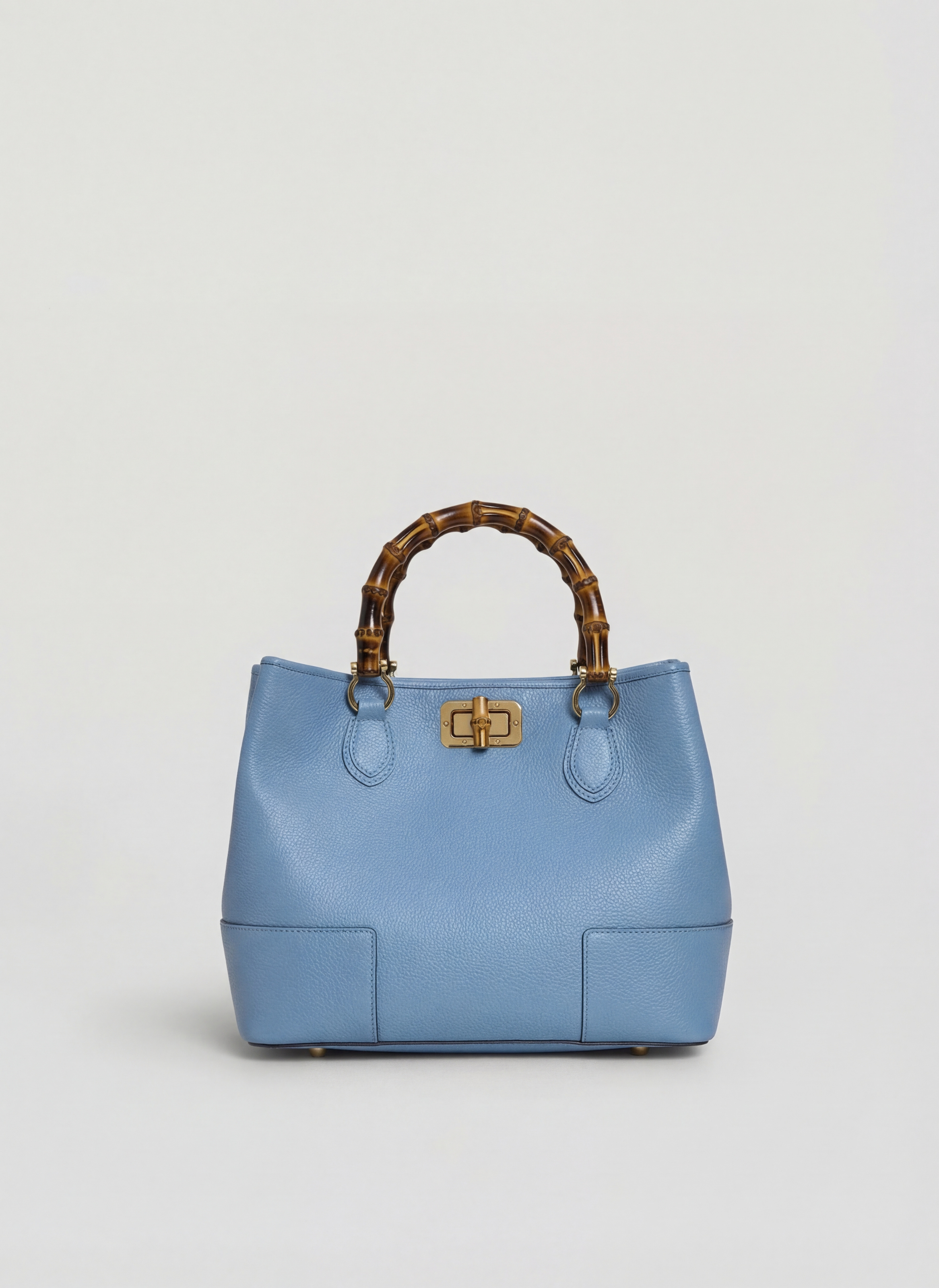 Bamboo Babe Media-taske i Dollaro-kalveskind – denim