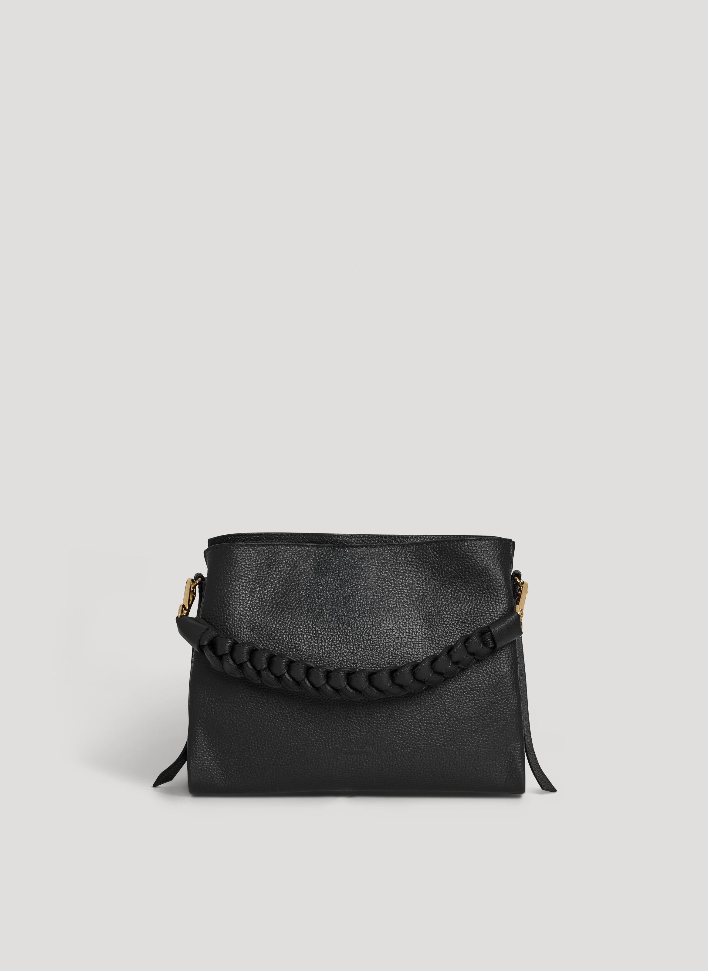 Braid Media-taske i Dollaro-kalveskind – sort