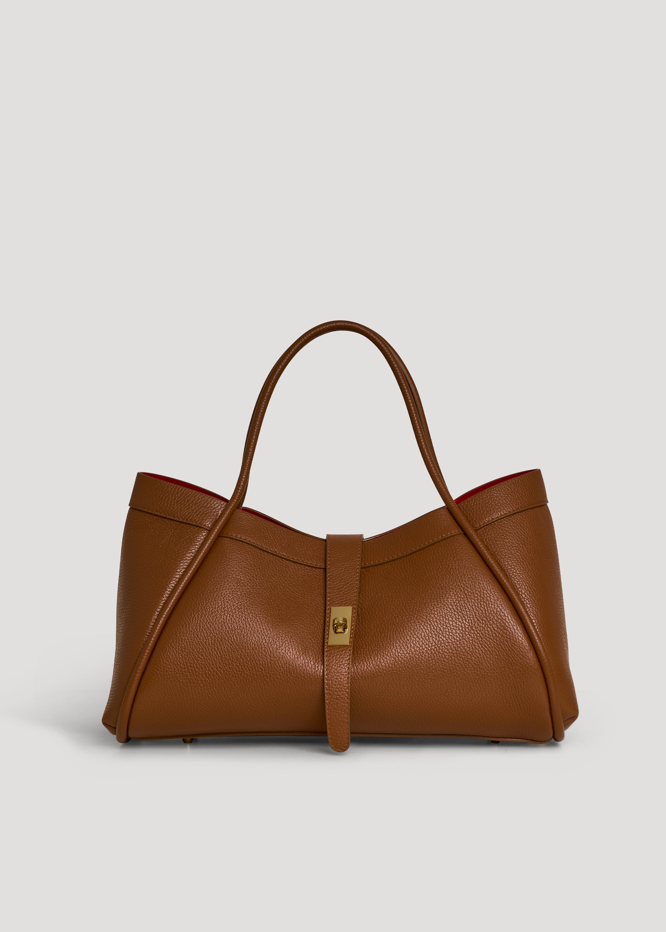 Mayfair-taske i Togo-kalveskind – cognac