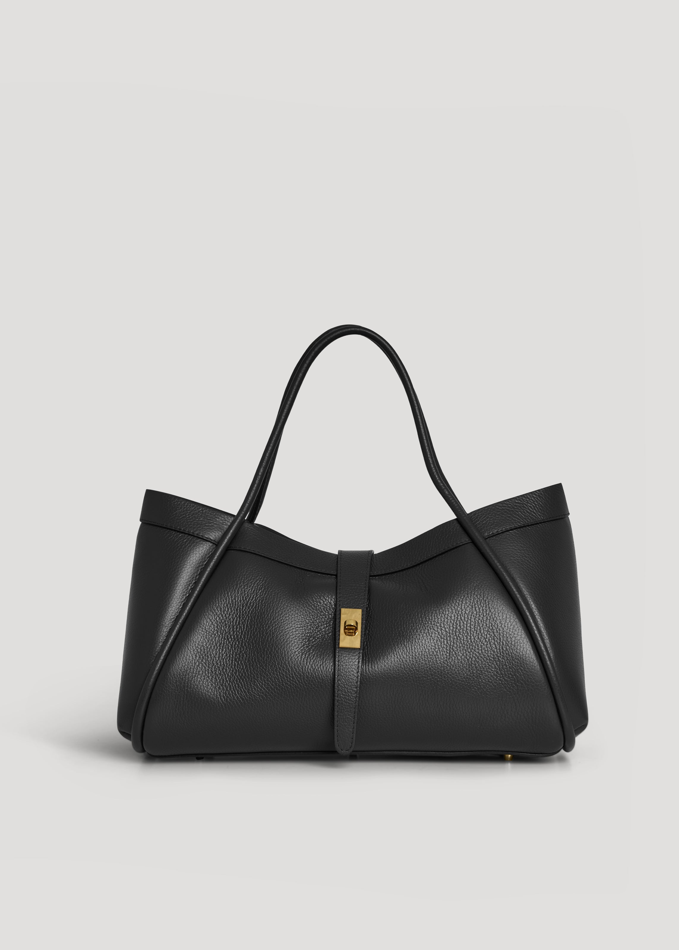 Mayfair-taske i Togo-kalveskind – sort