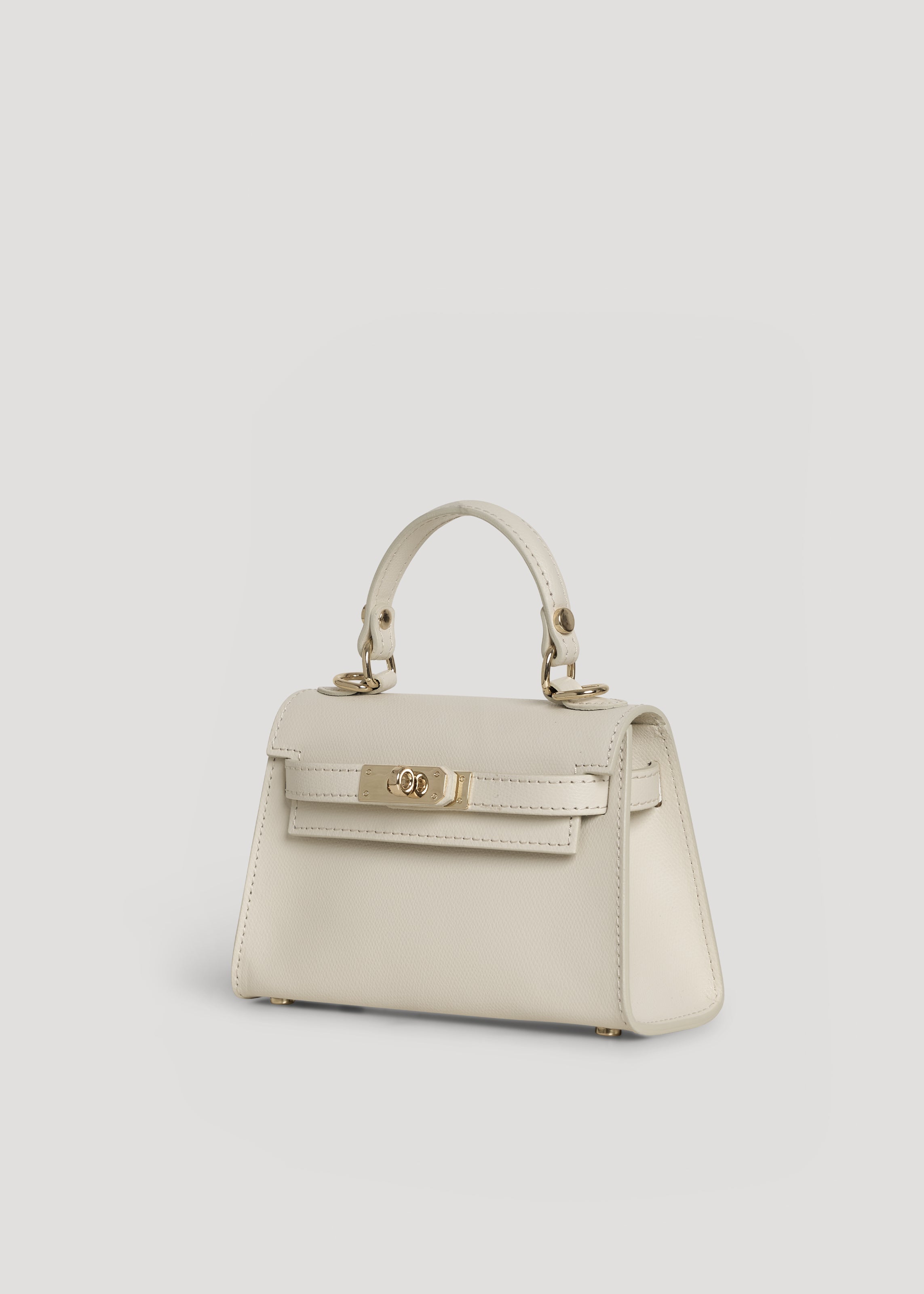 Victoria-taske i Epson-kalveskind – beige