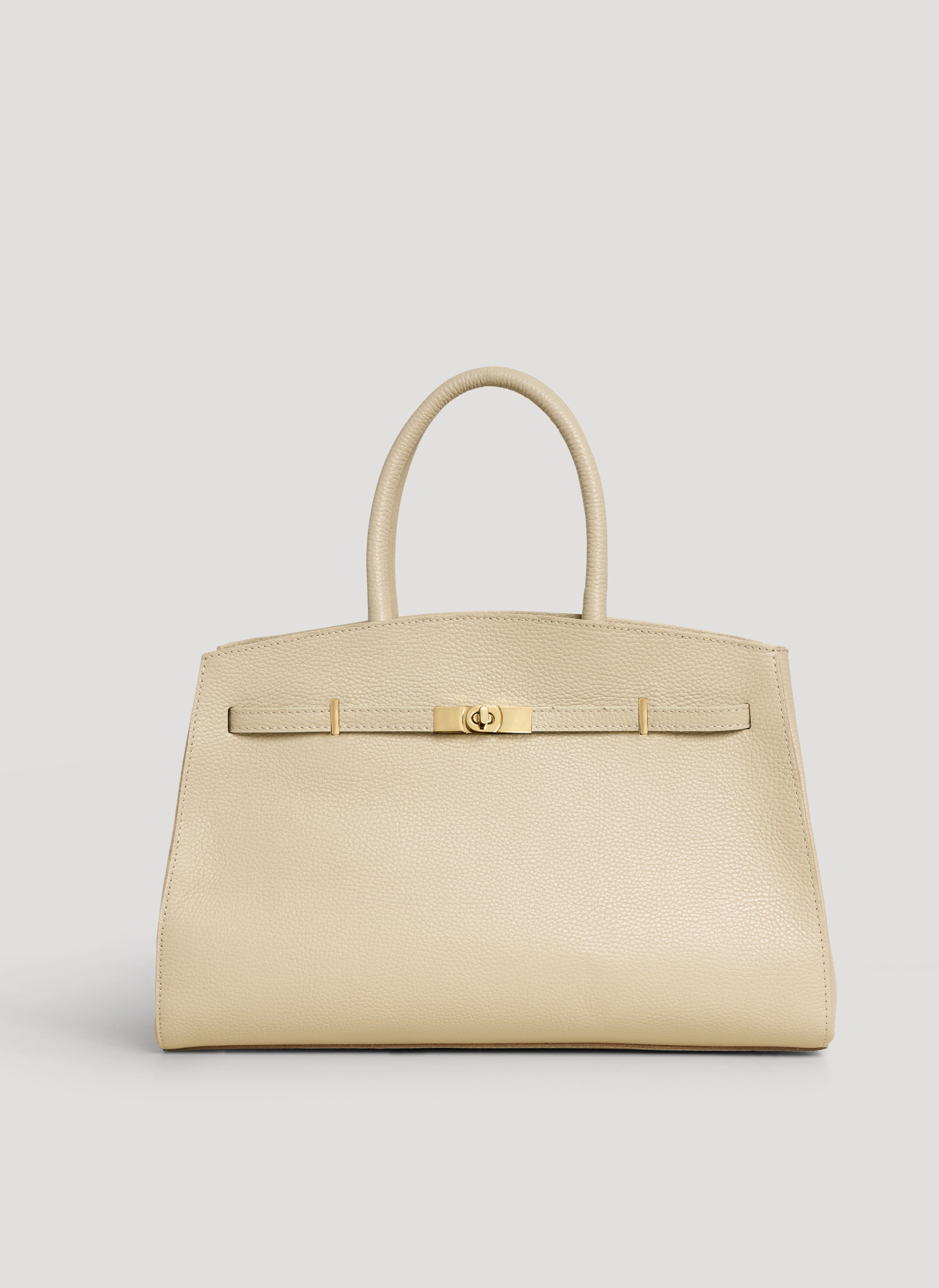 Driade-taske i Dollaro-kalveskind – beige