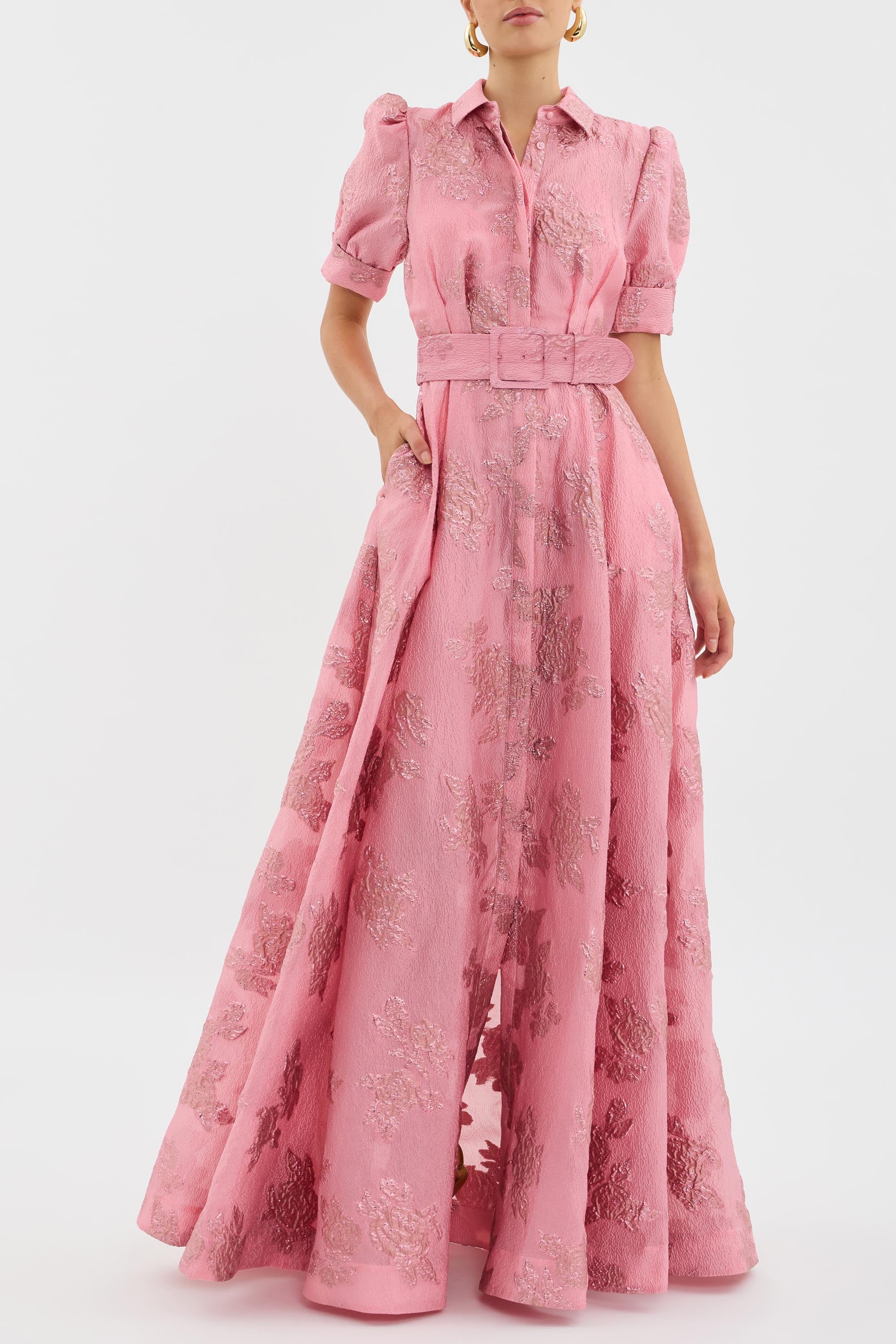 Lotte™ - Taljeret elegant blomsterkjole