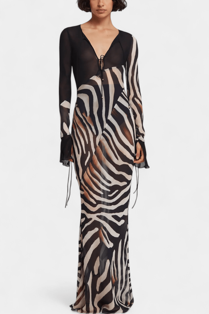 Gry | Zebra kjole