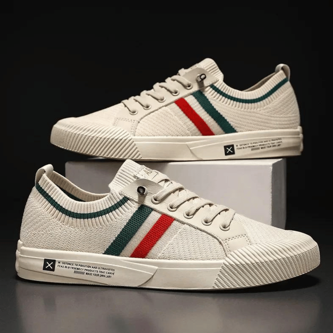 Jon™ | Stribede Sneakers