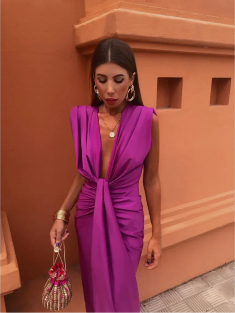 Sterre™ - Elegant plisseret kjole