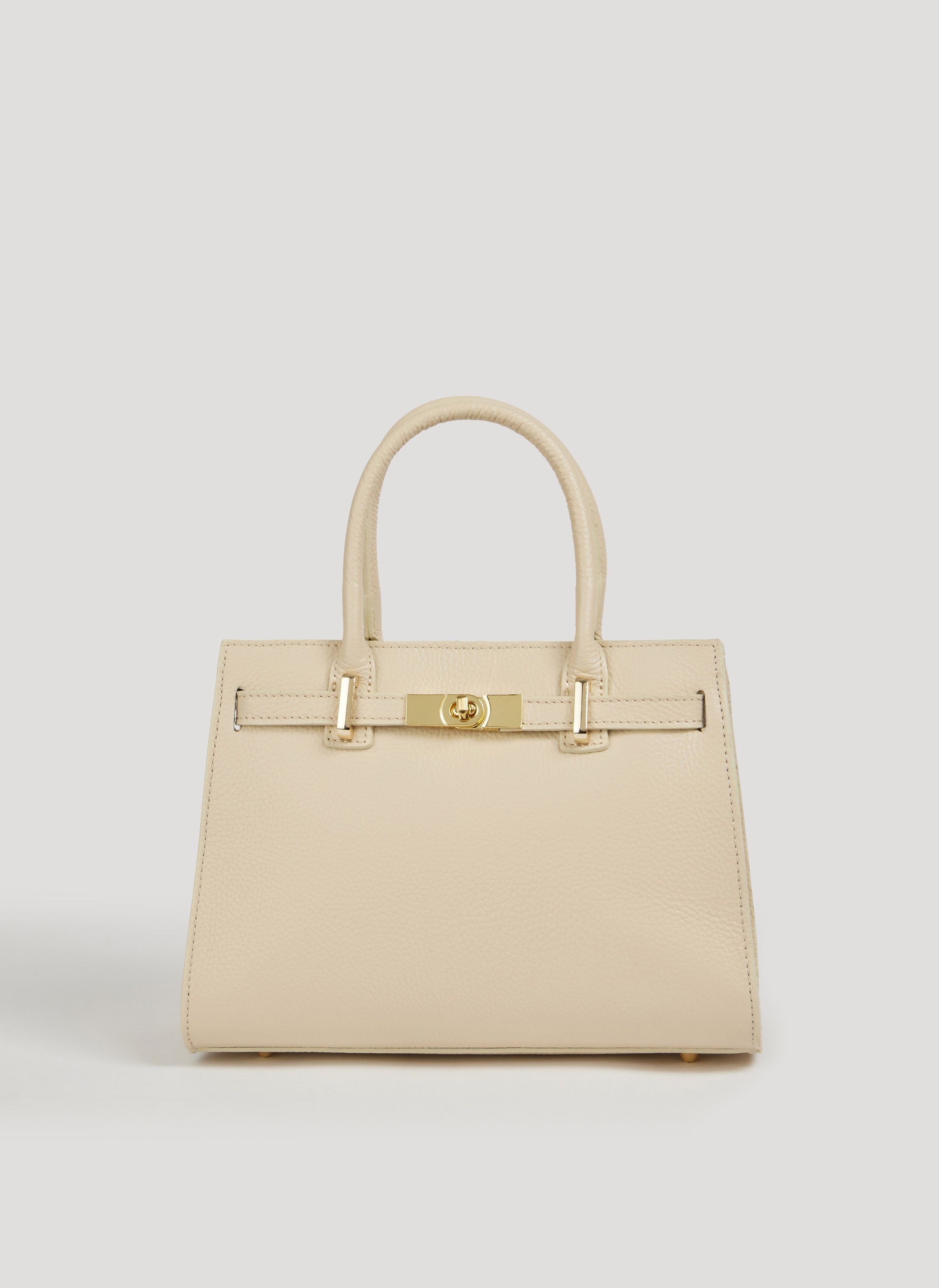 Grace-taske i Togo-kalveskind – beige