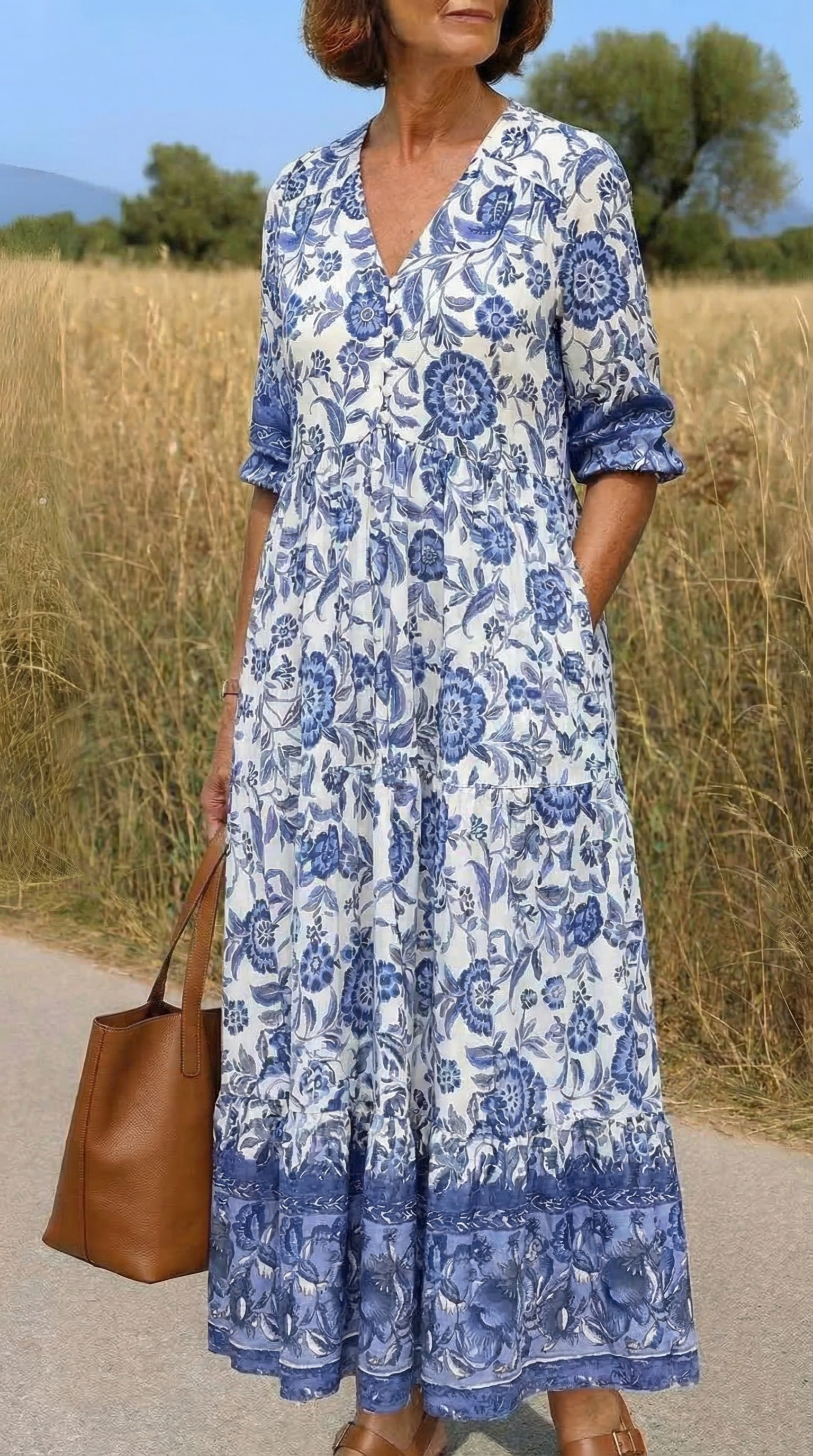 Behagelig sommerkjole – let, feminin og elegant