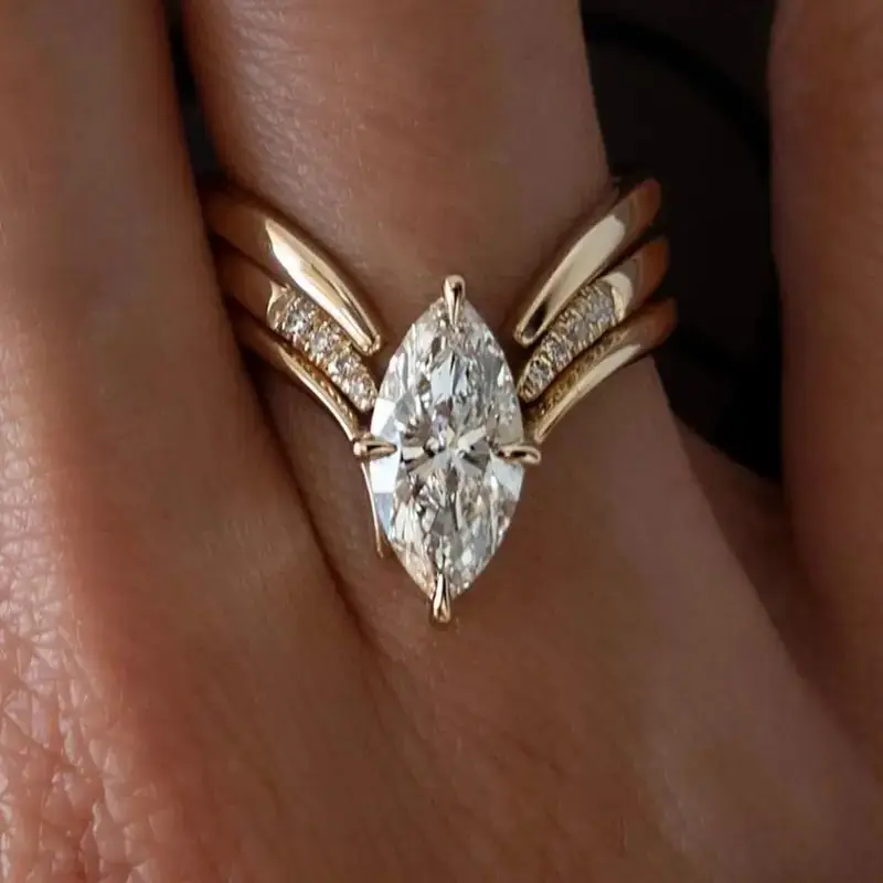 Dråbekrone guldring