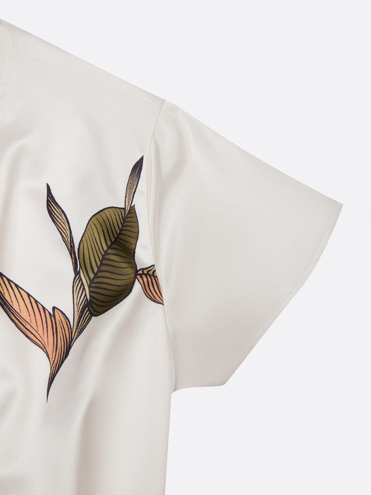 Elin™ - Elegant slå-om-kjole med blomsterprint