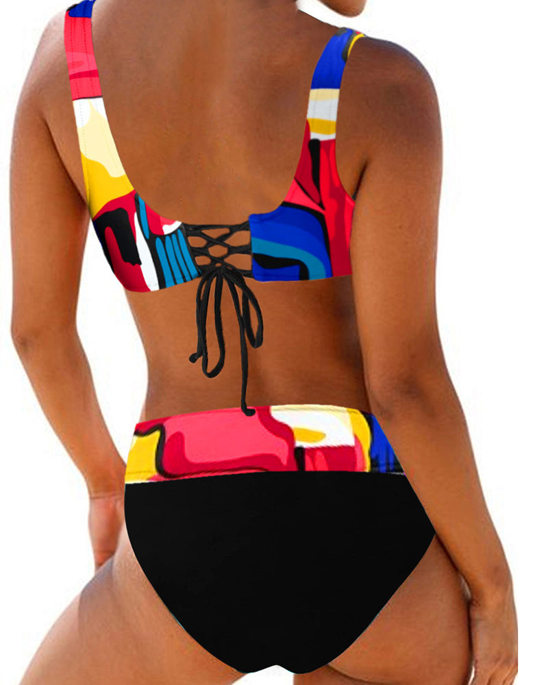 Eva – Farverig og glad bikini