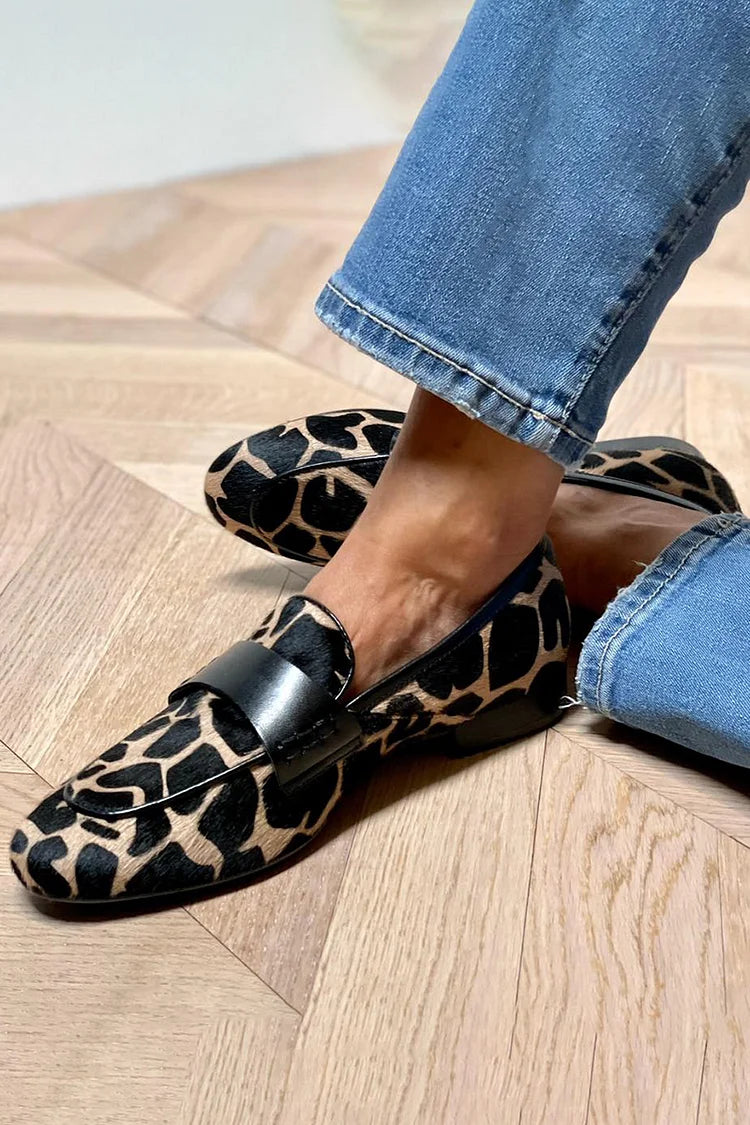 Nora | Loafers exclusivos med tacón bajo