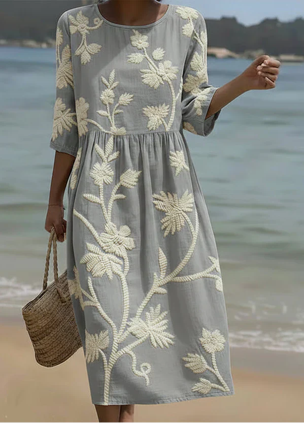 Sydney - Elegant blomsterkjole