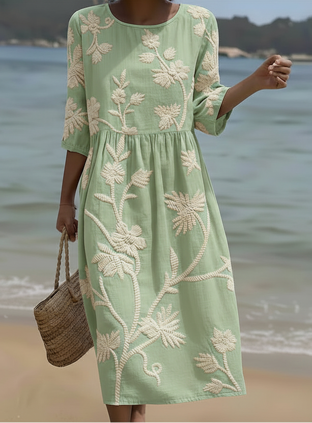 Paige - Elegant blomsterkjole