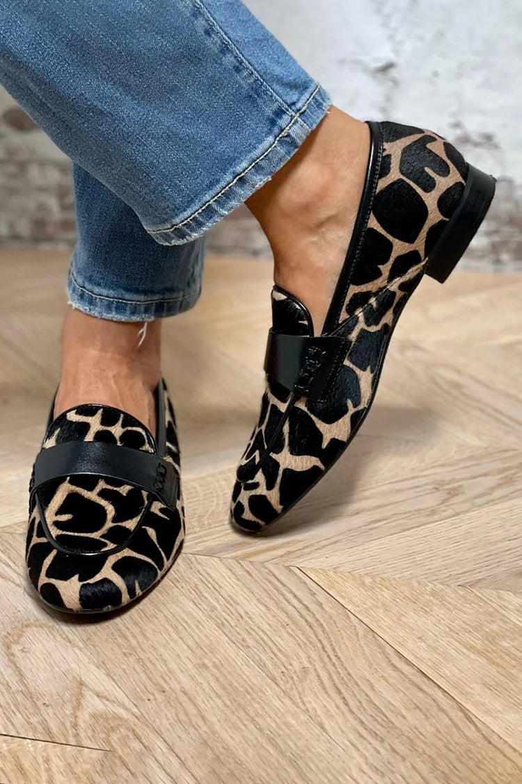 Nora | Loafers exclusivos med tacón bajo