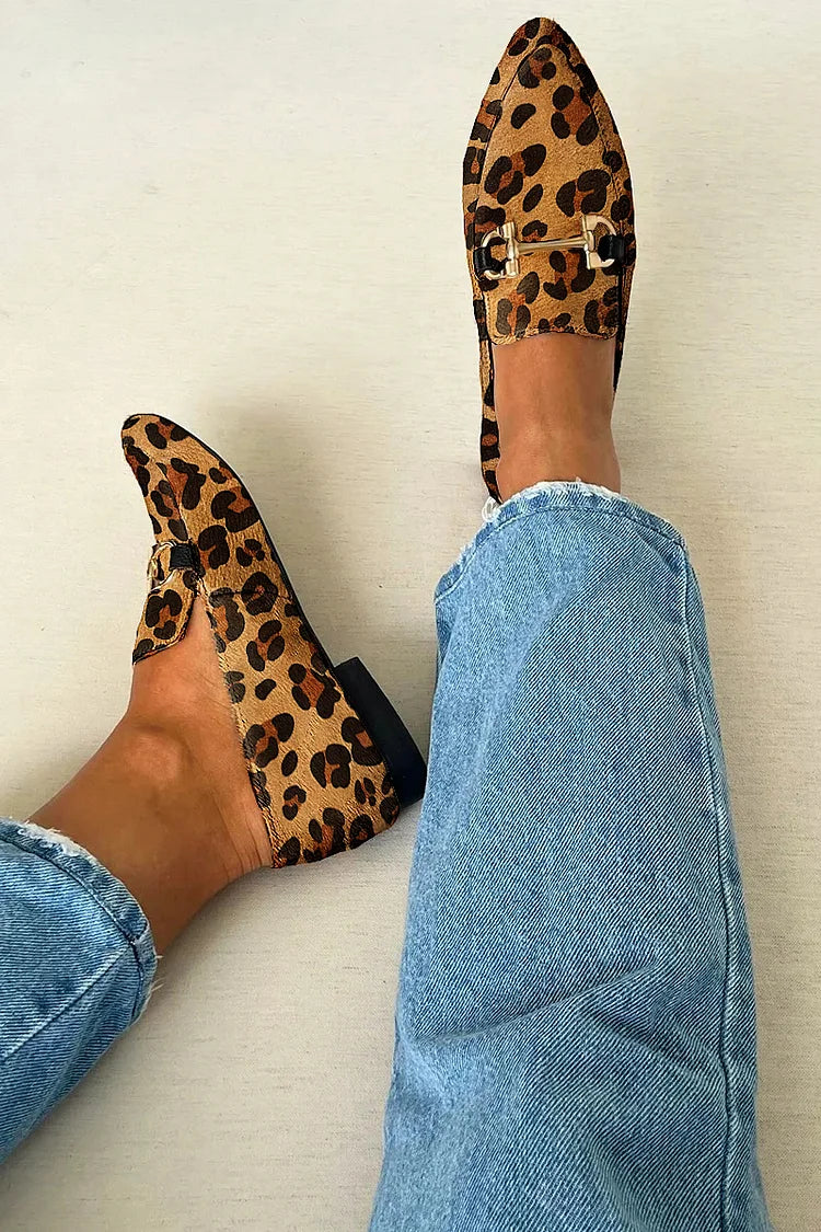 Juul | Loafers sofisticados med estampado og detalles sutiles