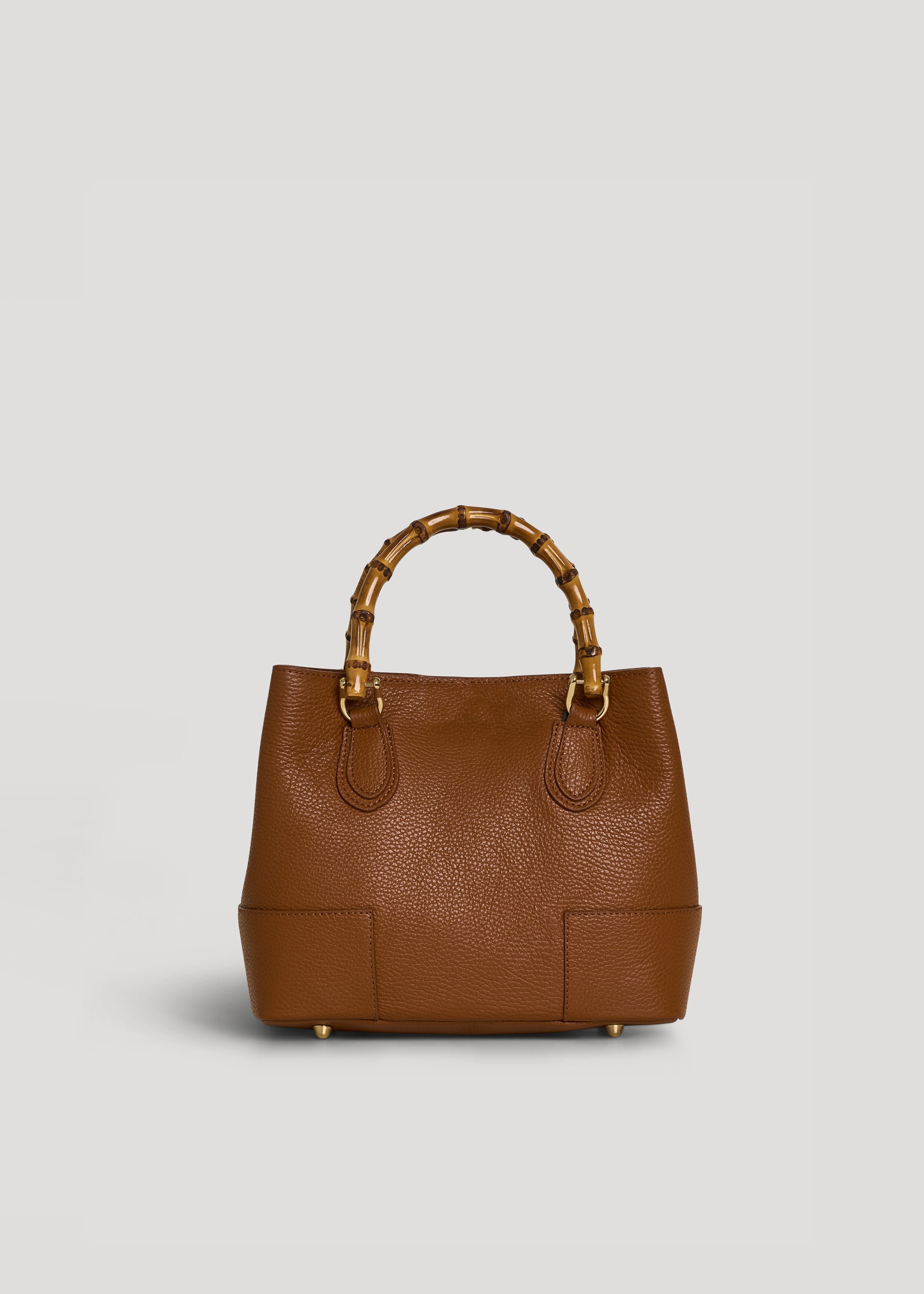 Bamboo Babe Media-taske i Dollaro-kalveskind – cognac