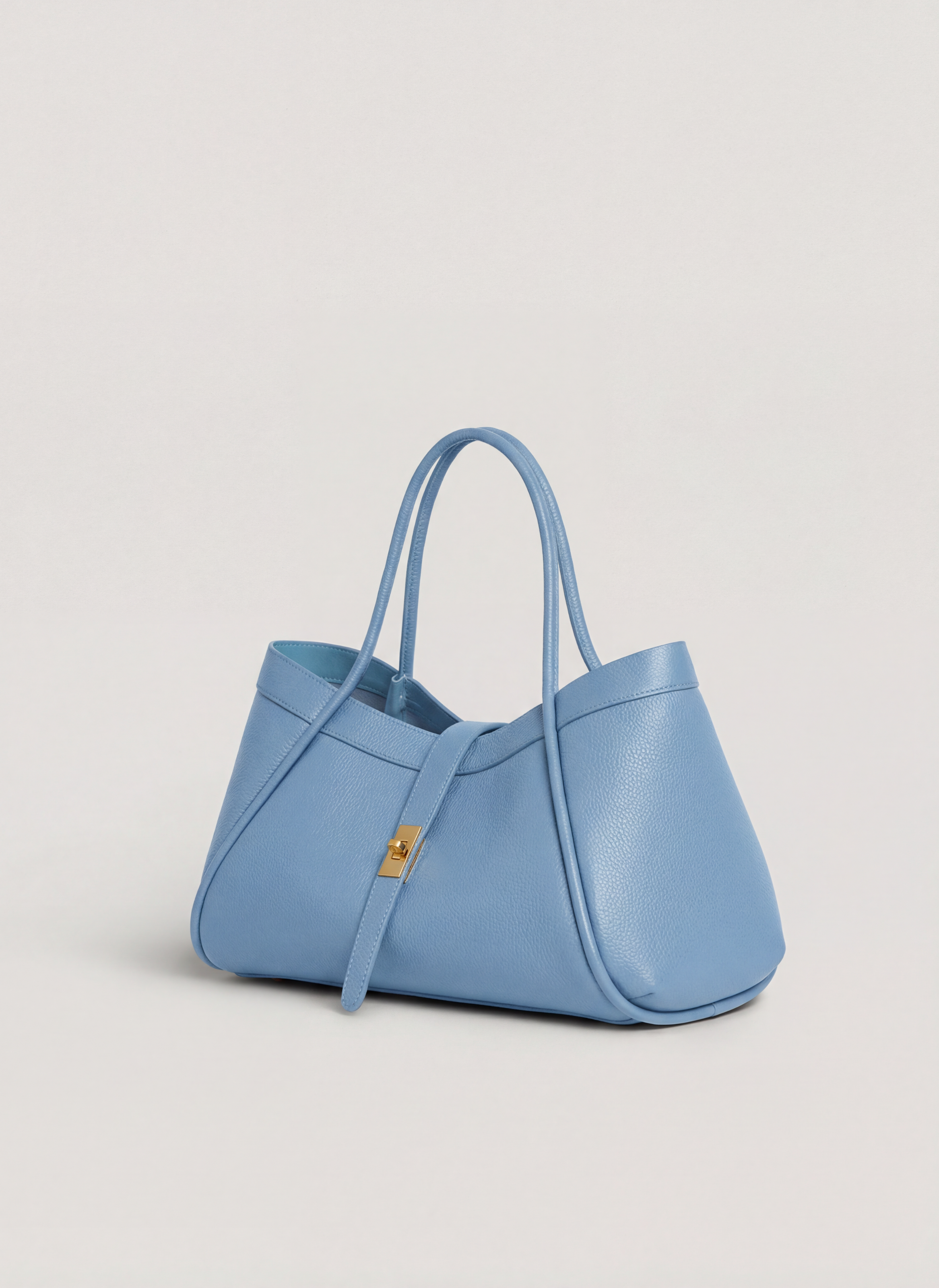 Mayfair-taske i Togo-kalveskind – denim