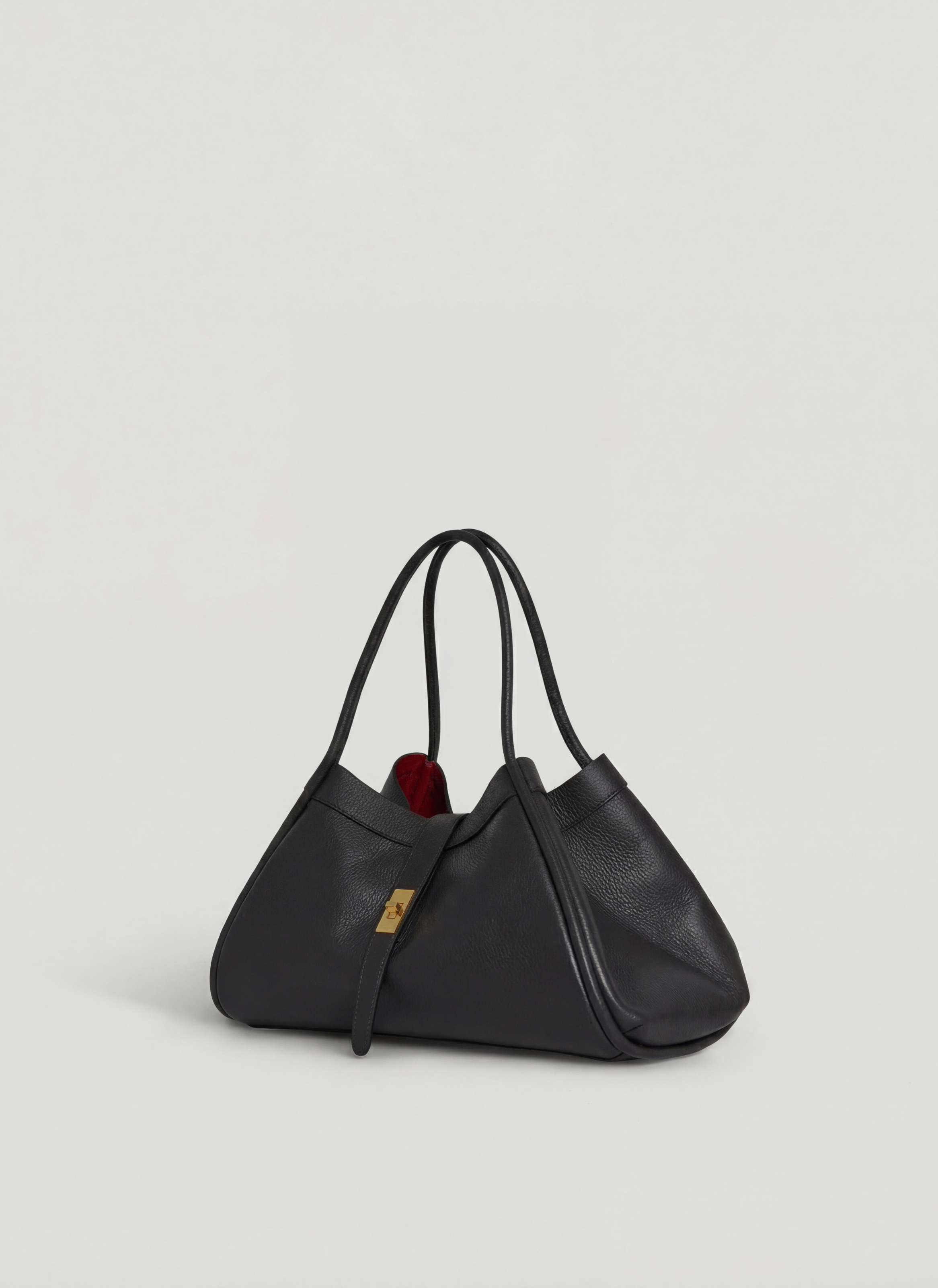 Mayfair Media-taske i Togo-kalveskind – sort