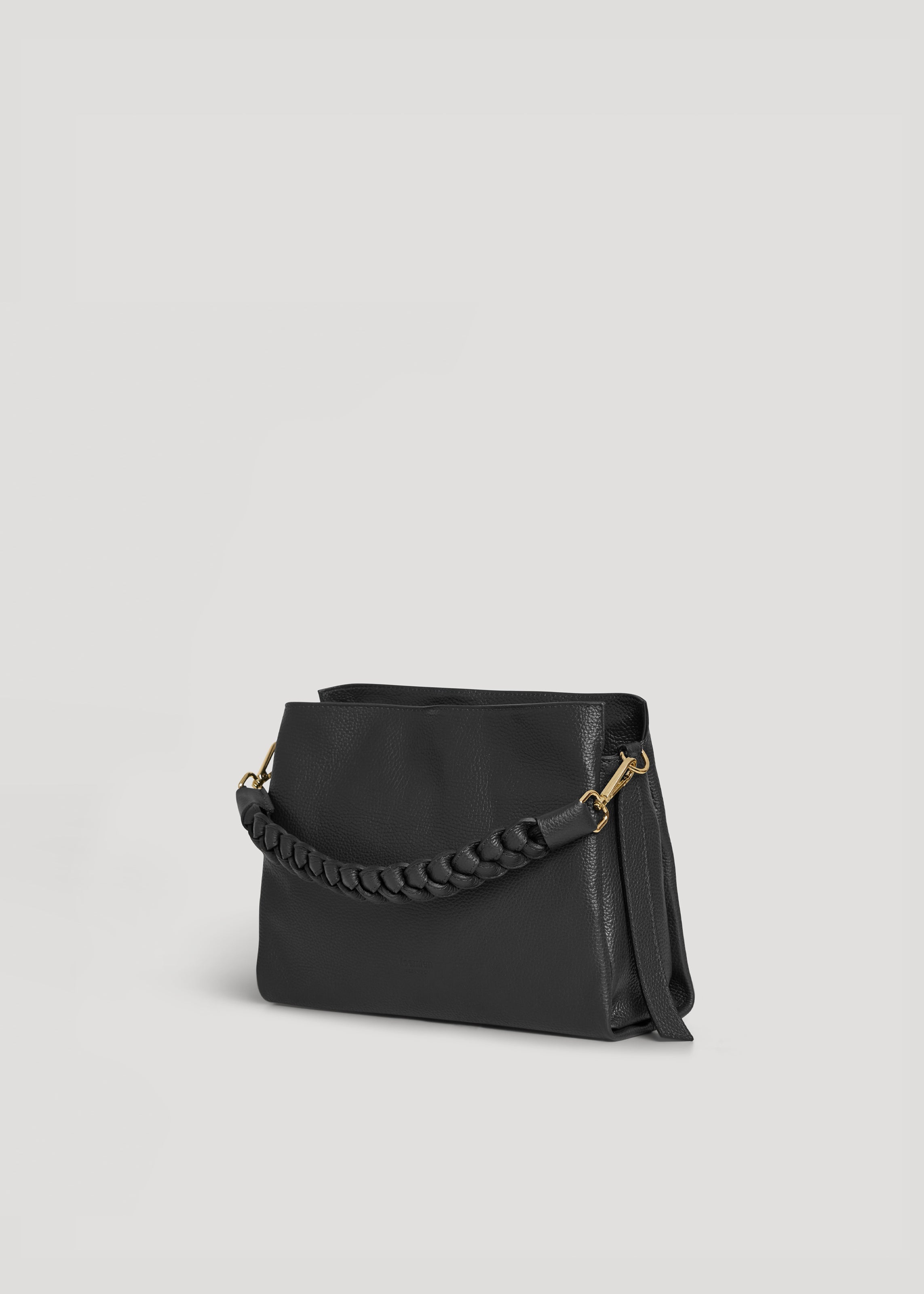 Braid Media-taske i Dollaro-kalveskind – sort