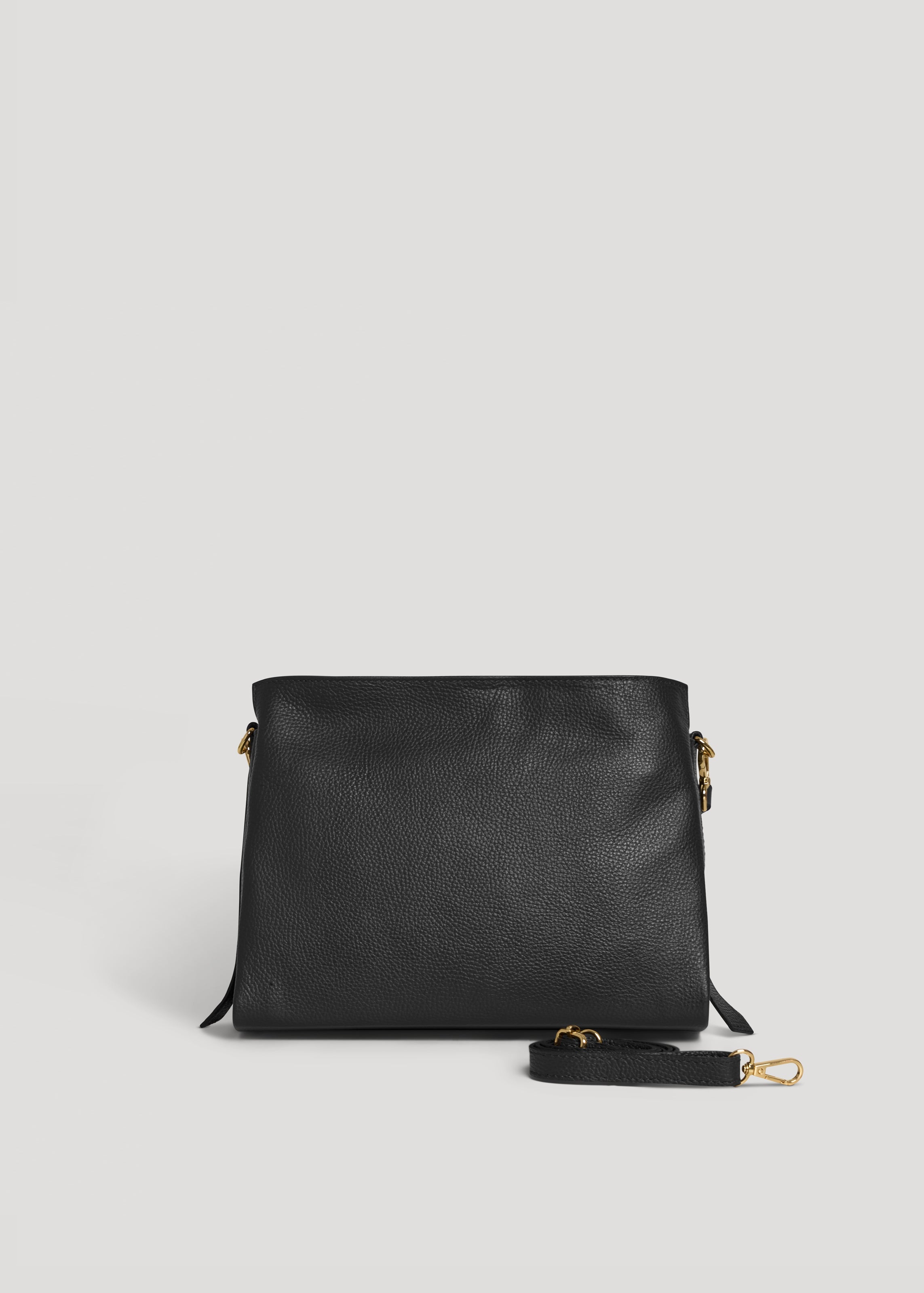 Braid Media-taske i Dollaro-kalveskind – sort