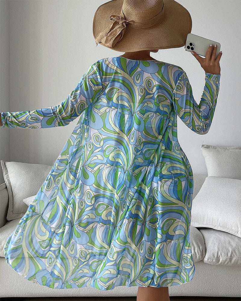 Luna – 3-delt bikinisæt med print