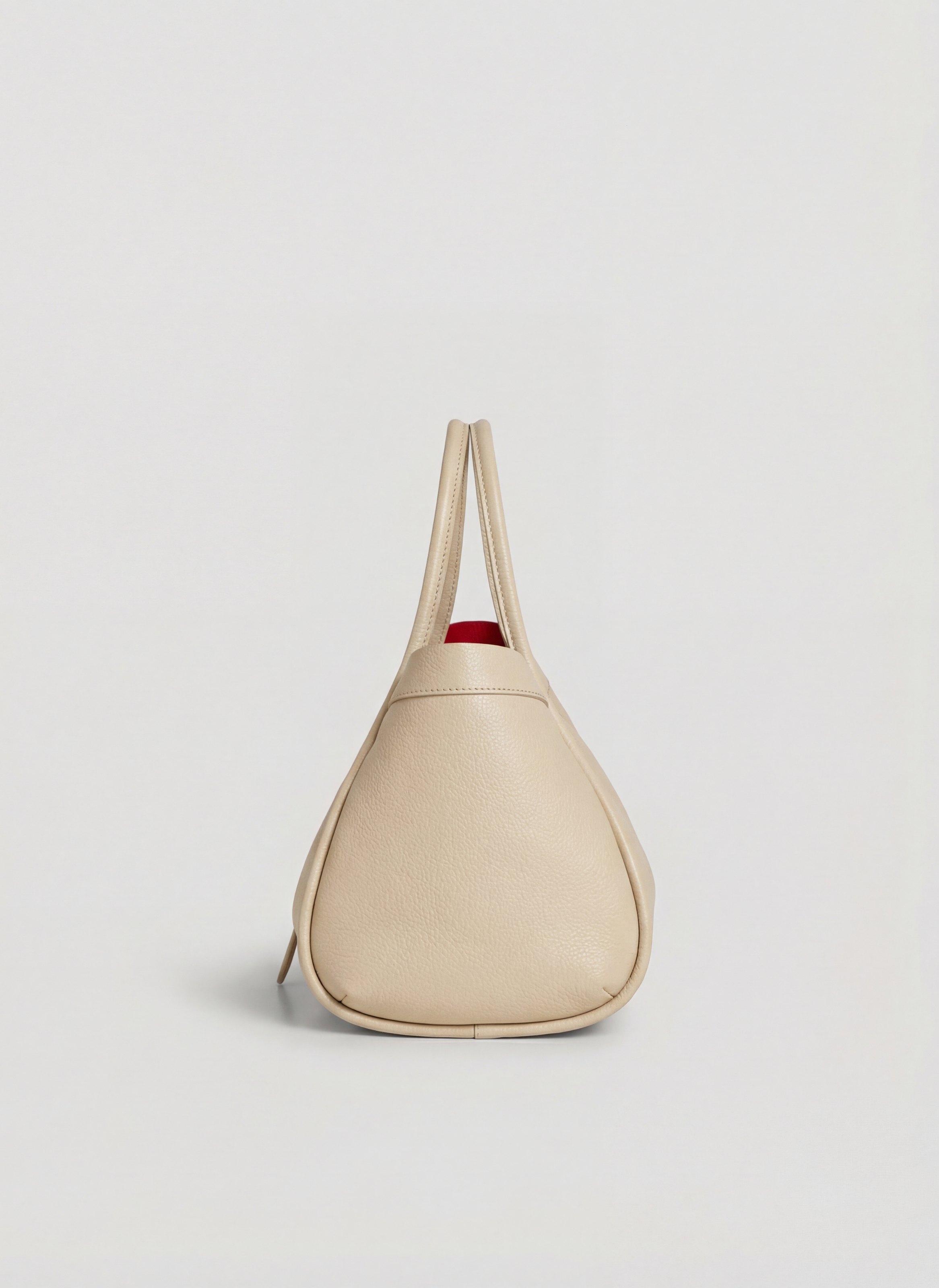 Mayfair-taske i Togo-kalveskind – beige