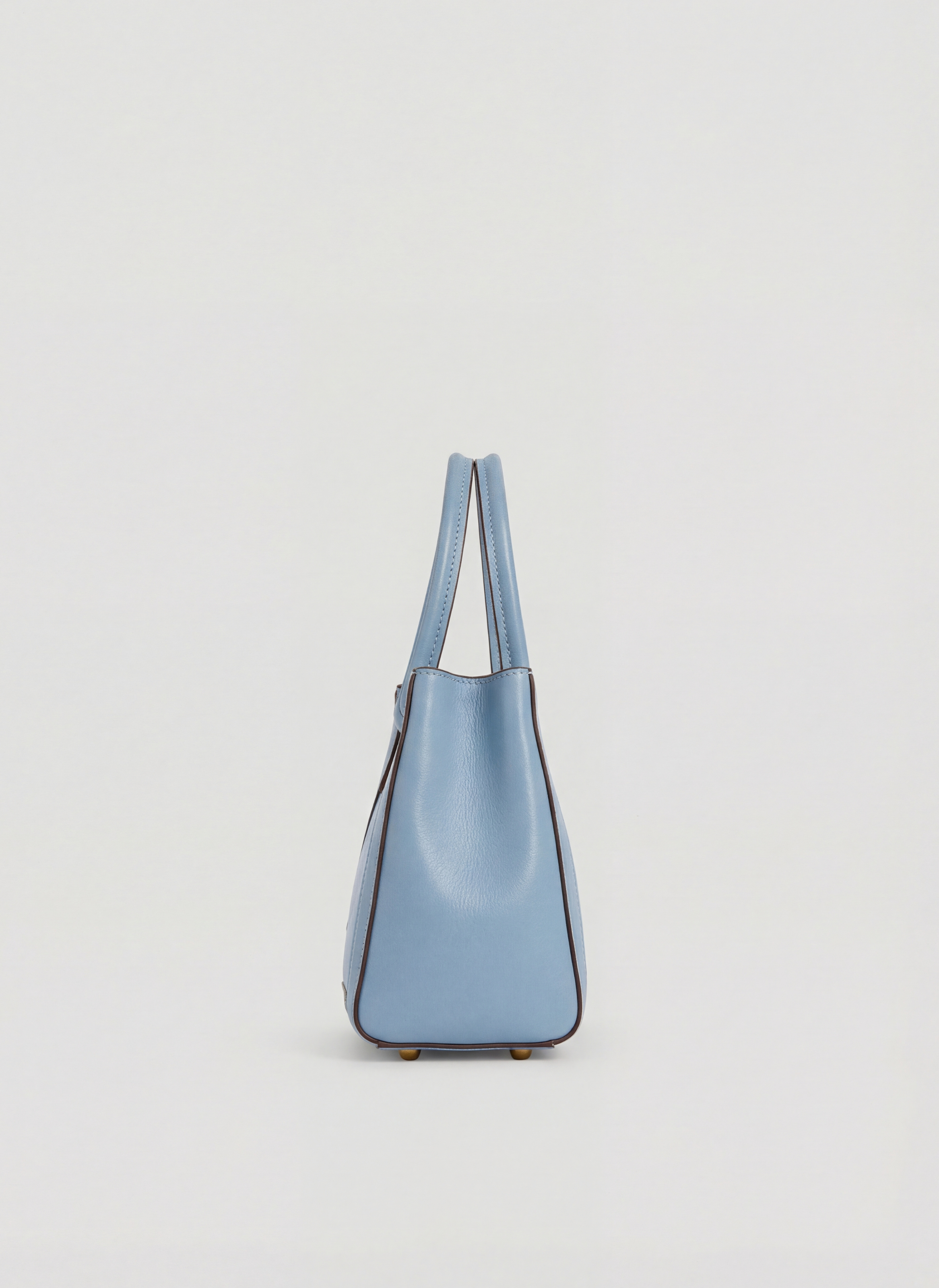 Chloe Media-taske i poleret læder – denim