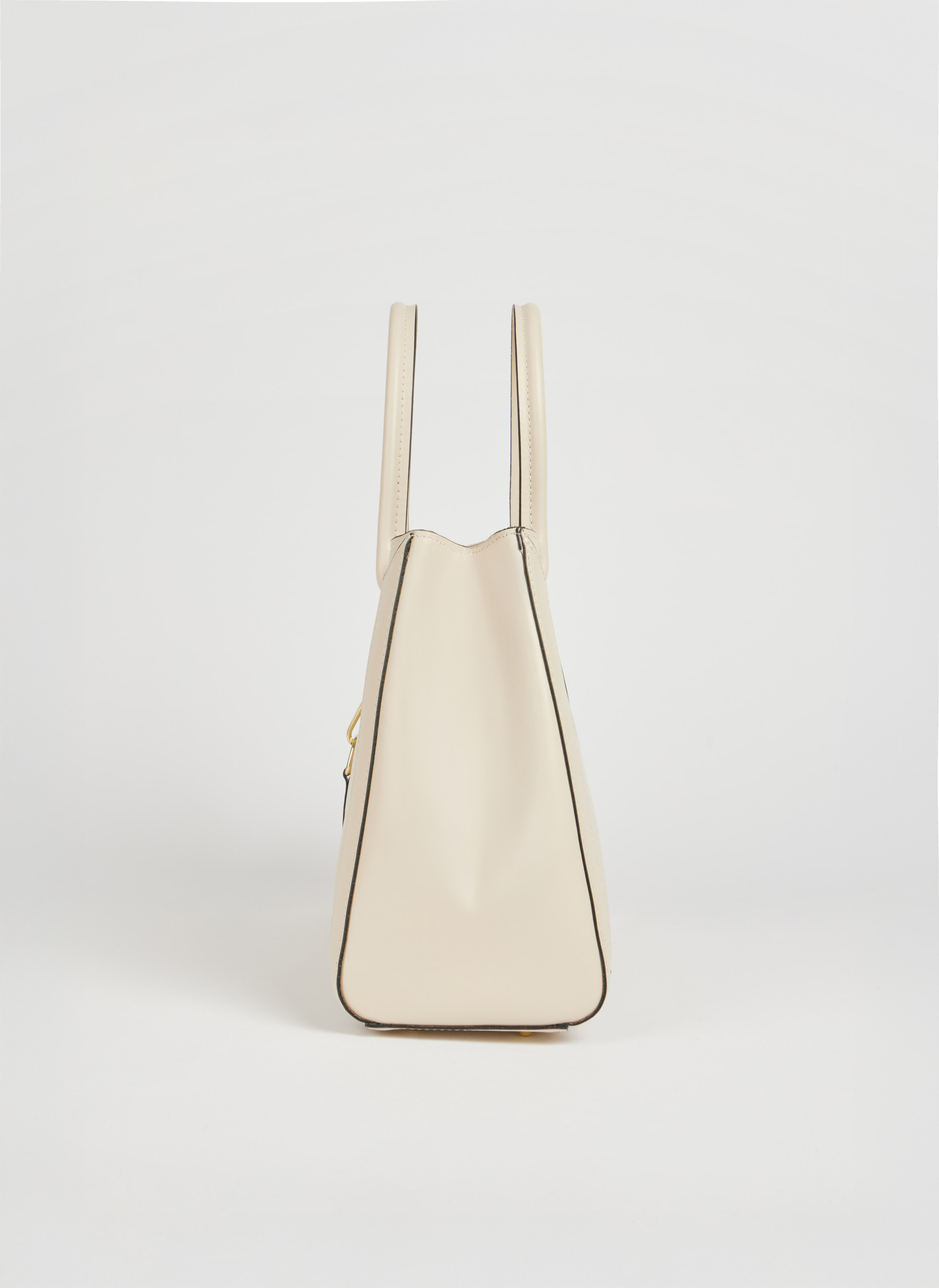 Chloe-taske i poleret læder – beige