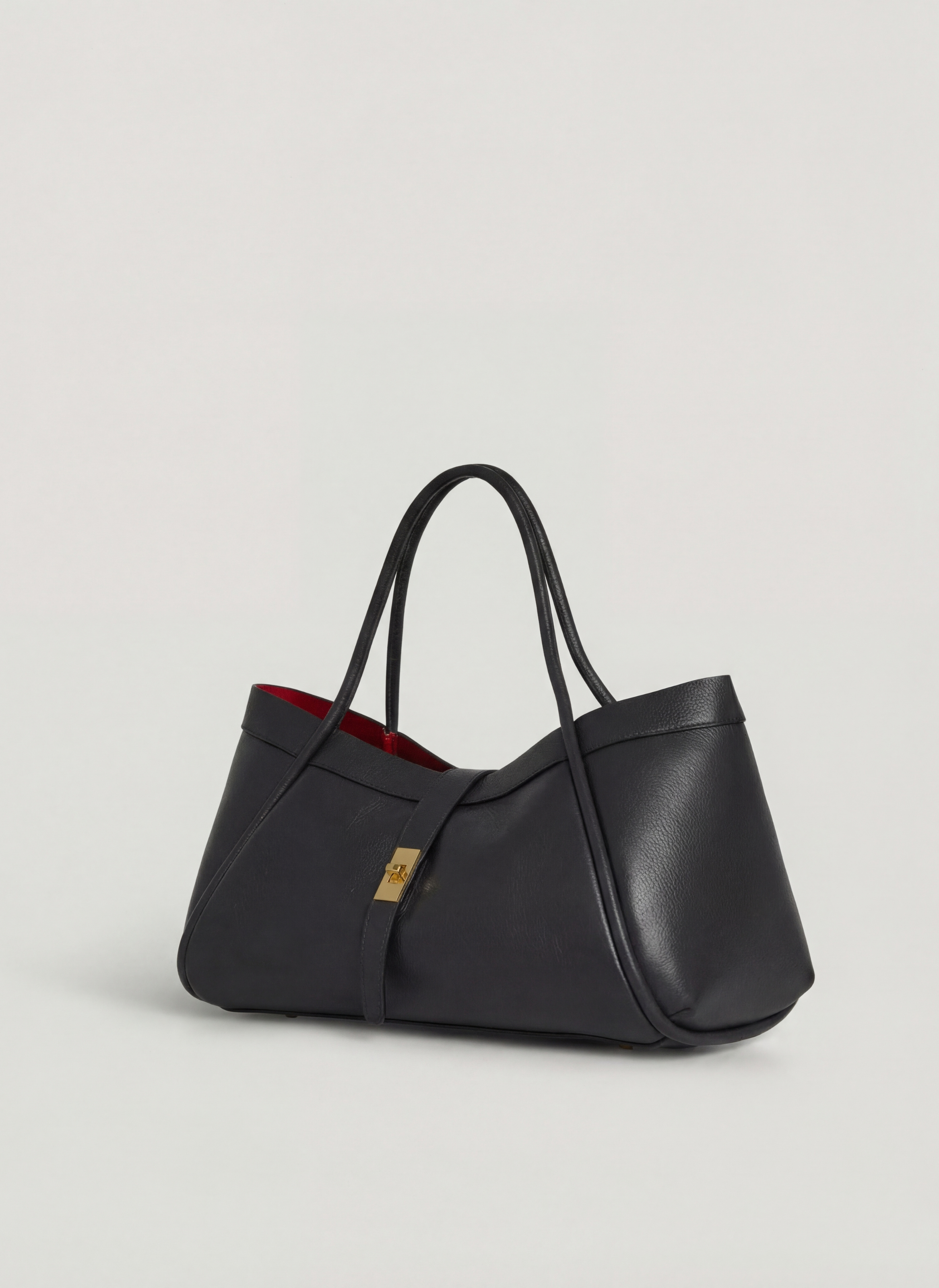 Mayfair Media-taske i Togo-kalveskind – sort