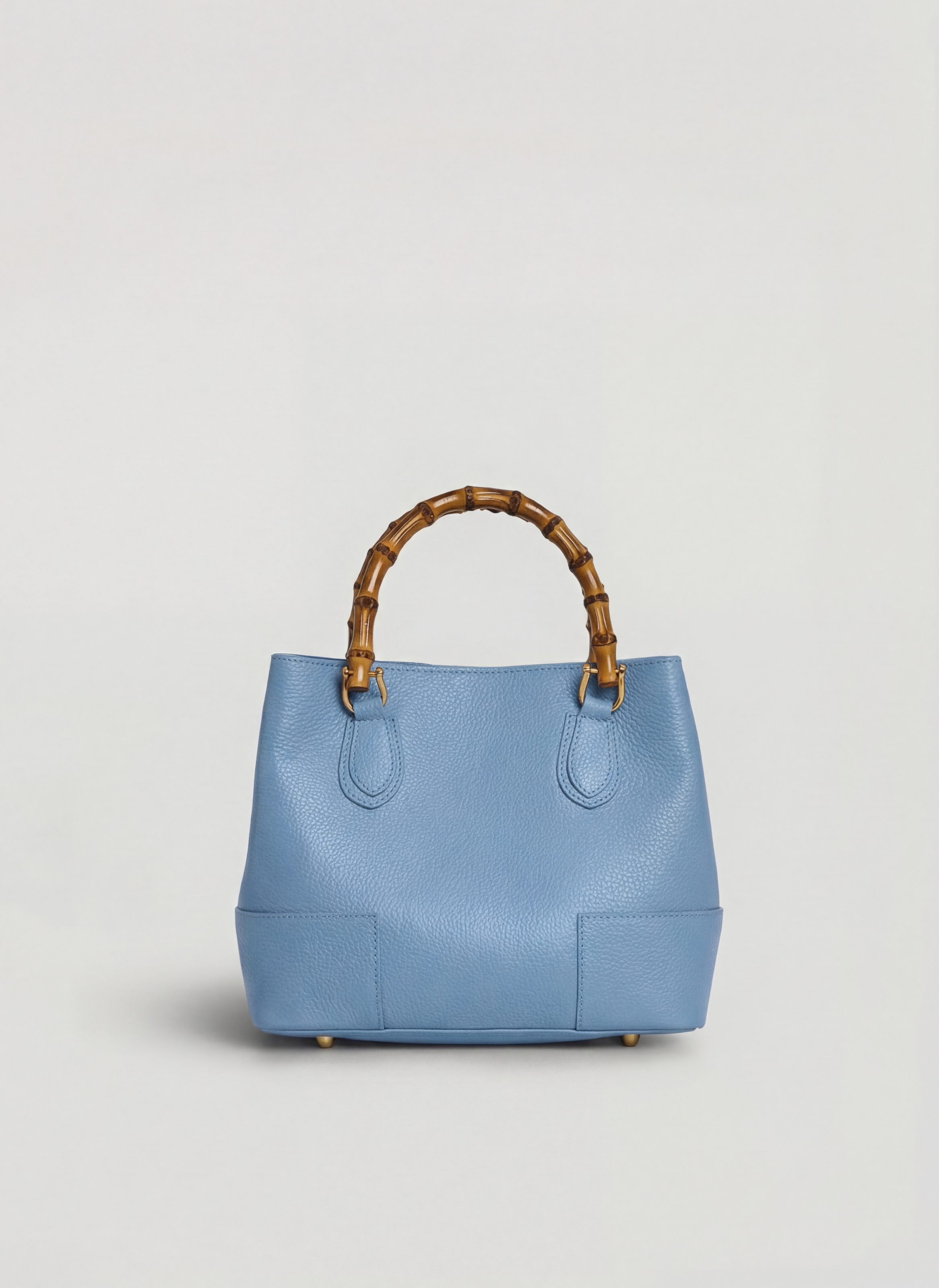 Bamboo Babe Media-taske i Dollaro-kalveskind – denim