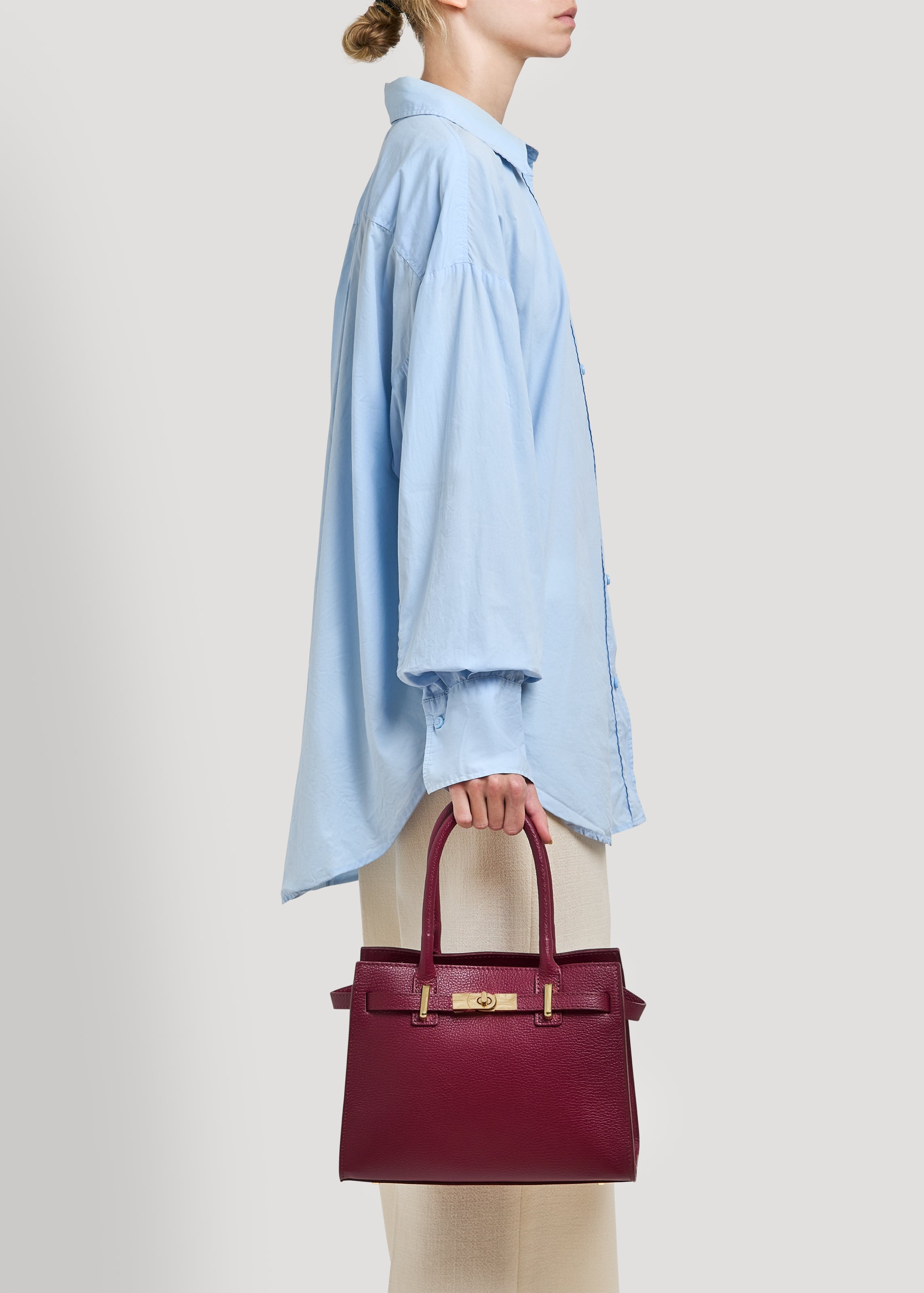 Grace-taske i Togo-kalveskind – bordeaux