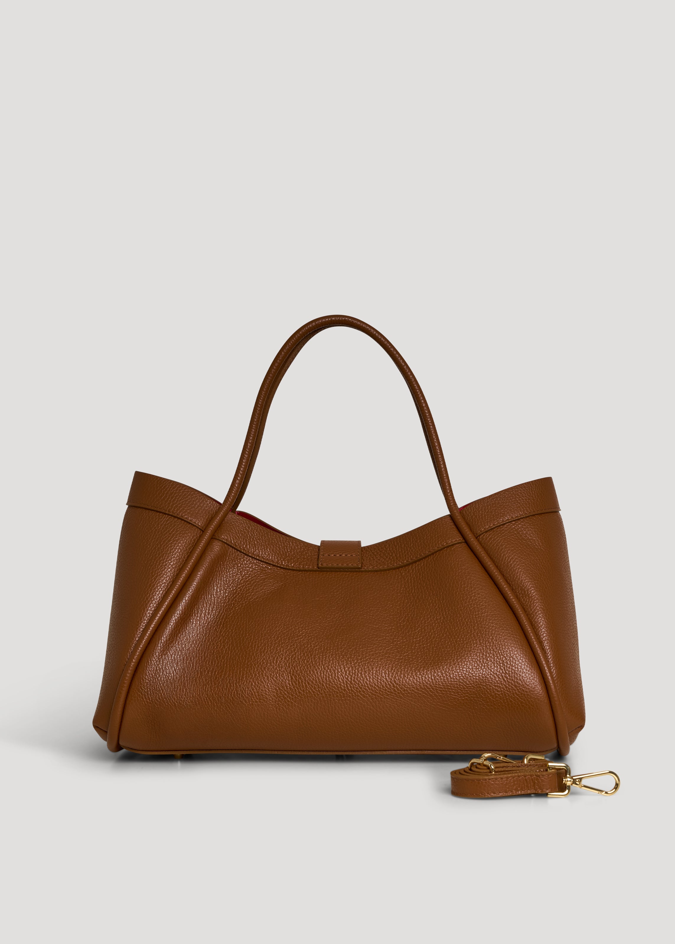 Mayfair-taske i Togo-kalveskind – cognac