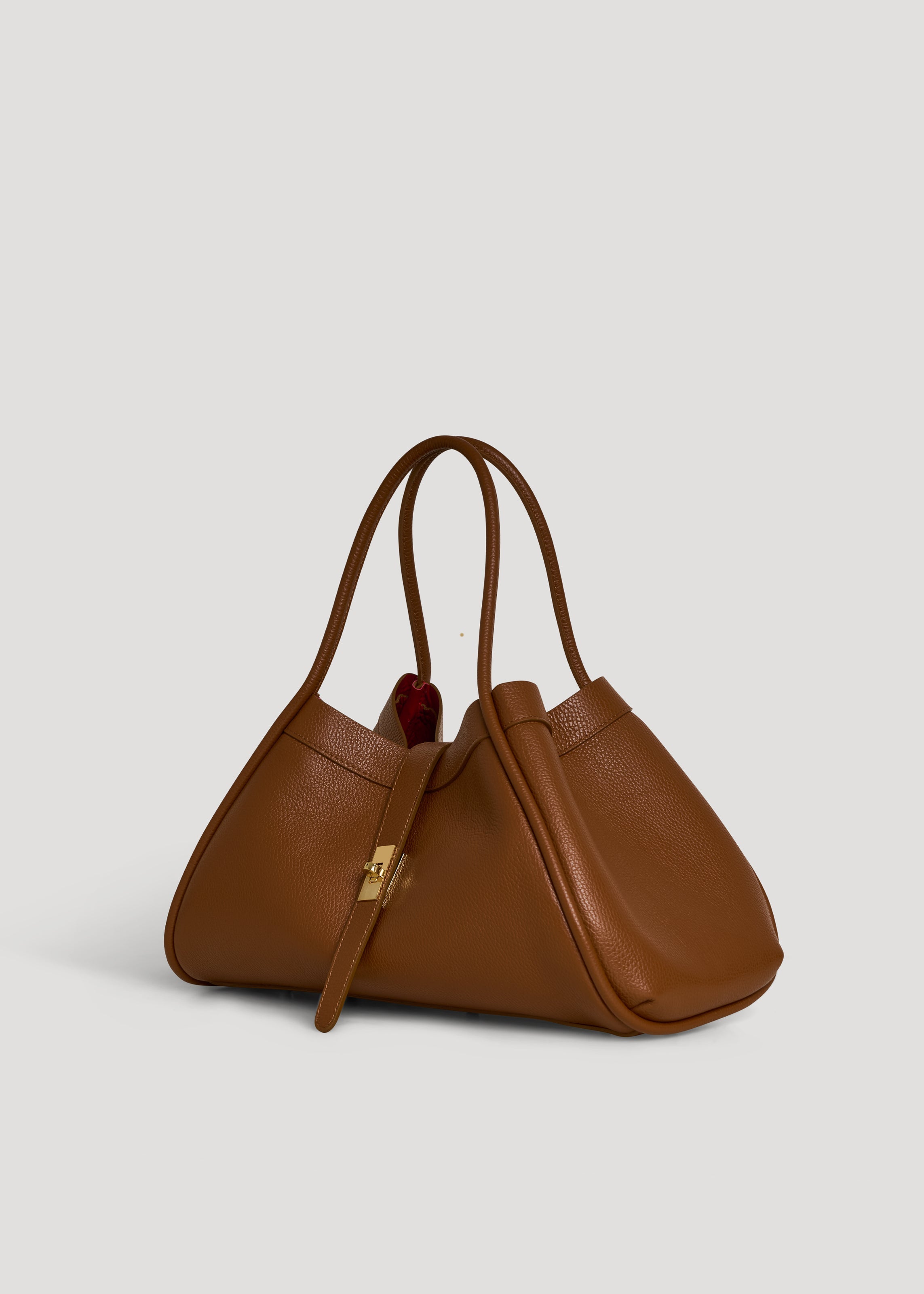 Mayfair-taske i Togo-kalveskind – cognac
