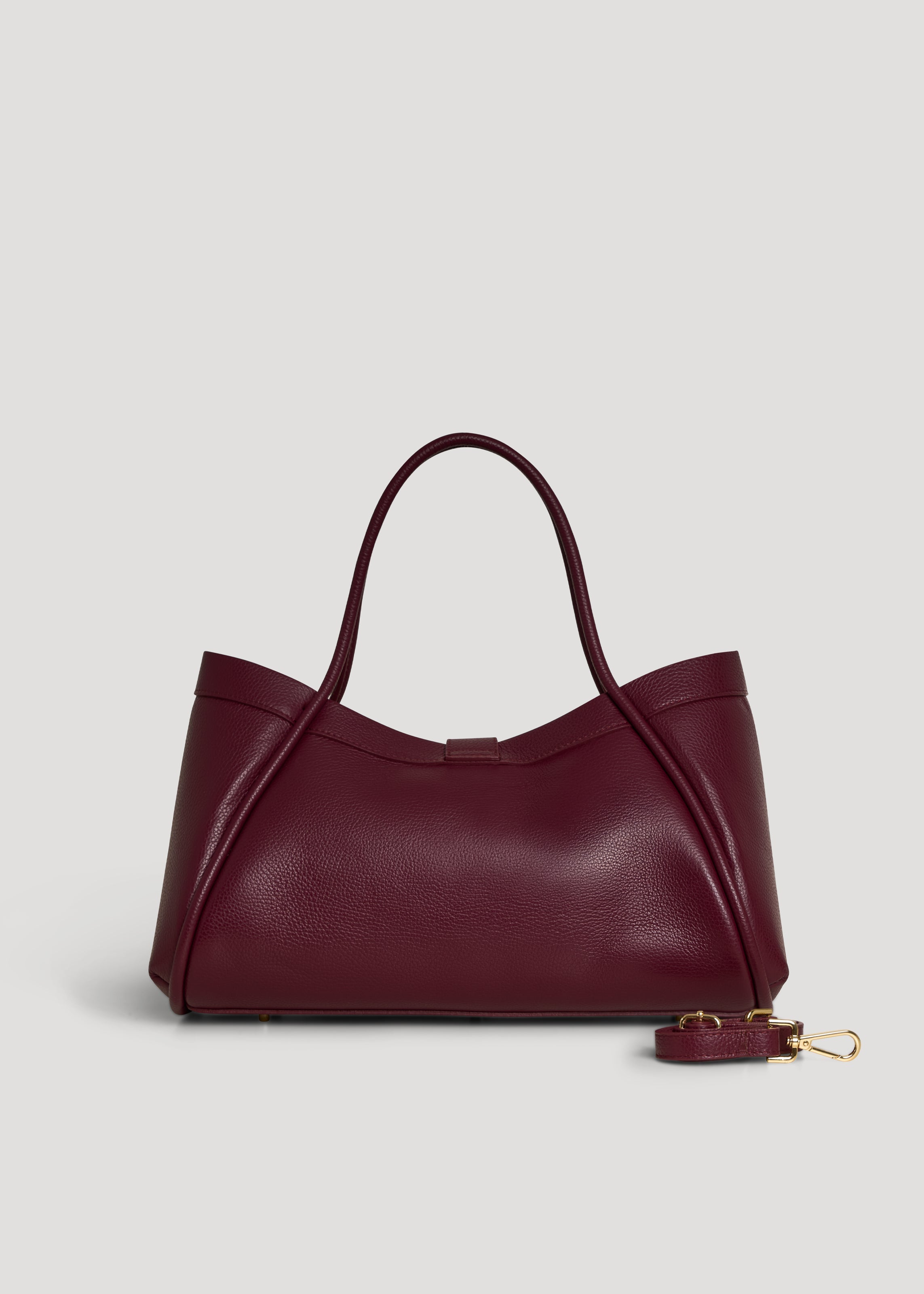 Mayfair-taske i Togo-kalveskind – bordeaux