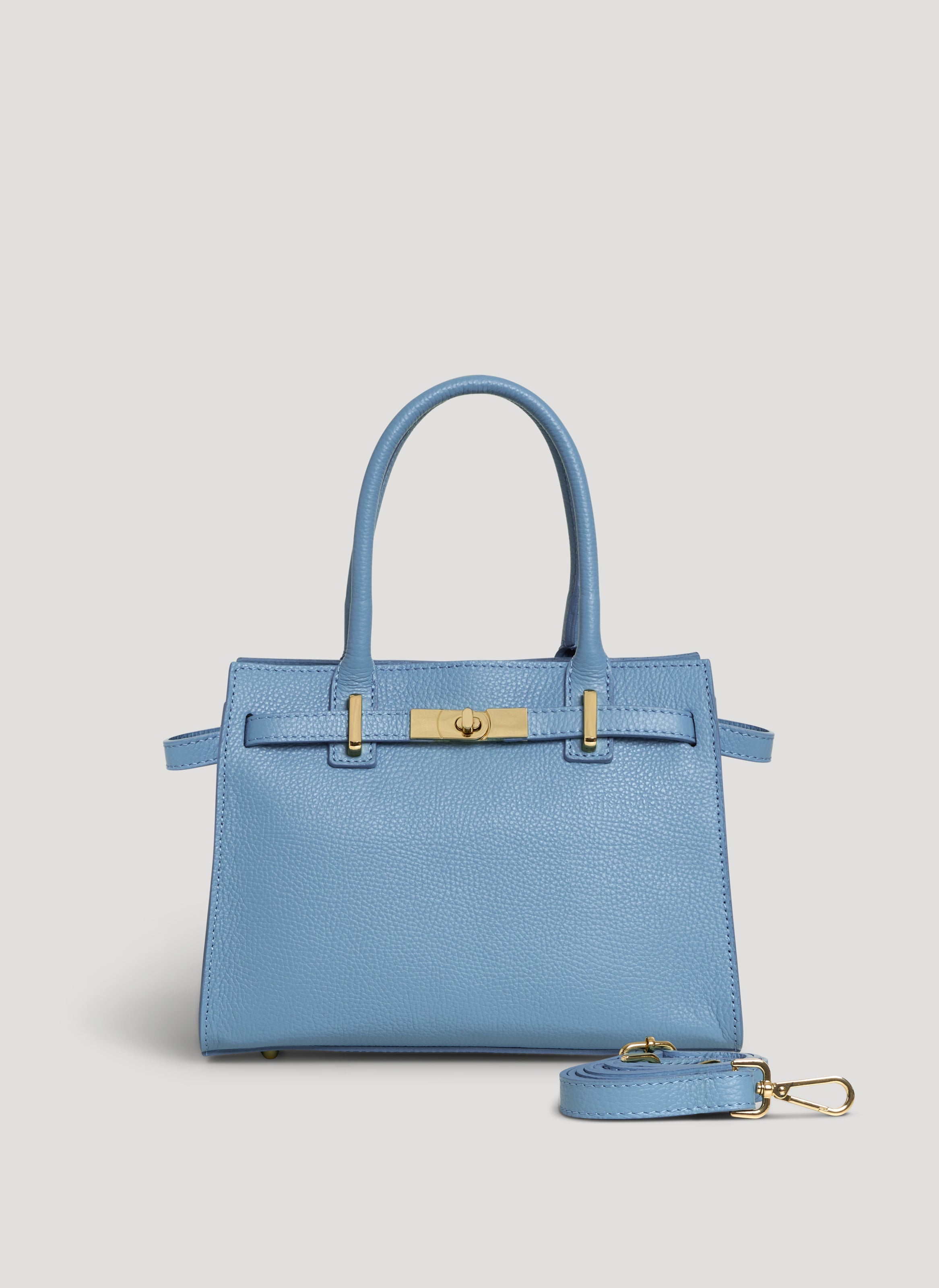 Grace-taske i Togo-kalveskind – denim