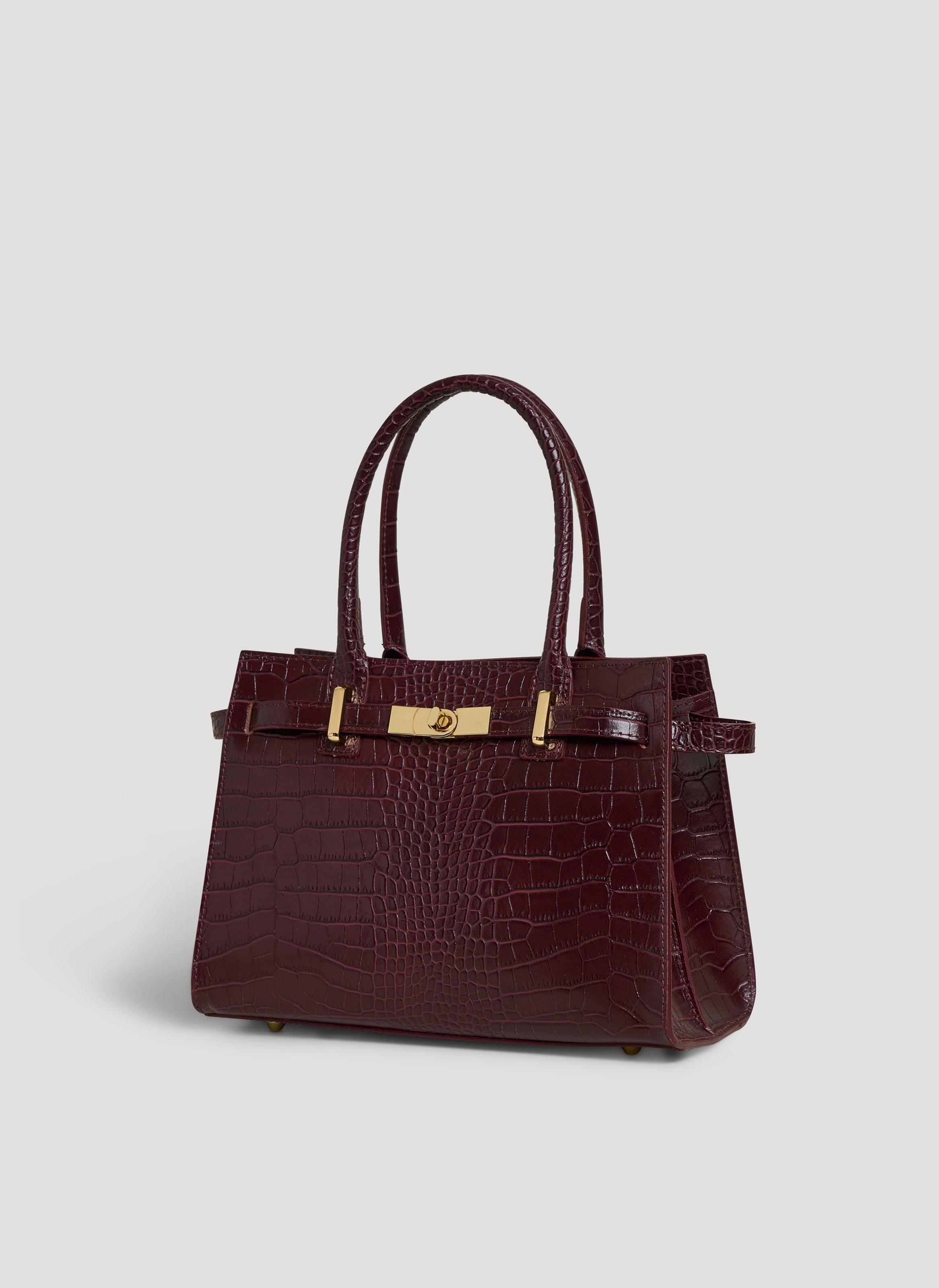 Grace Limited Edition-taske i Coco-præget kalveskind – bordeaux