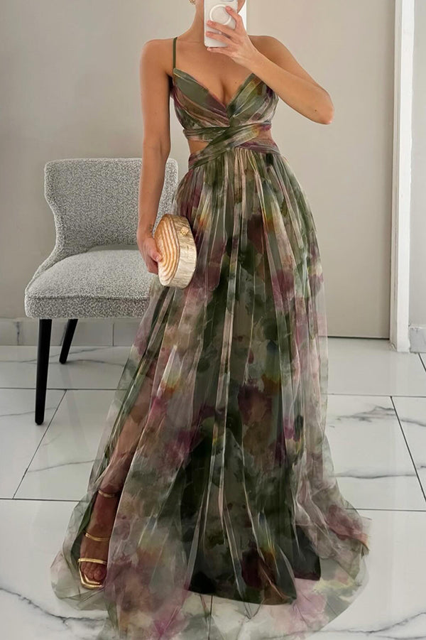 Giselle | Fortryllende maxikjole med blomsterprint