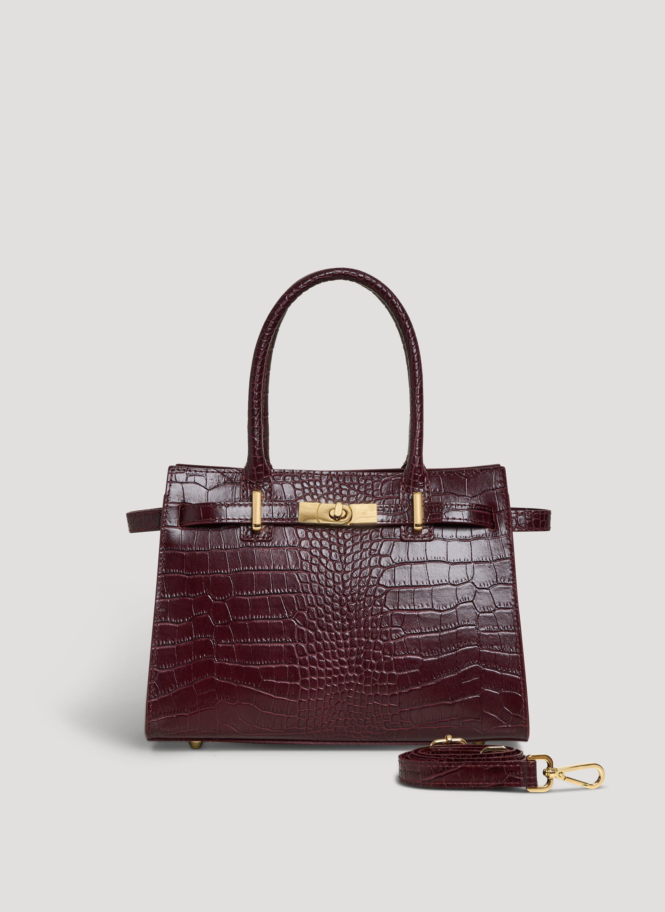 Grace Limited Edition-taske i Coco-præget kalveskind – bordeaux