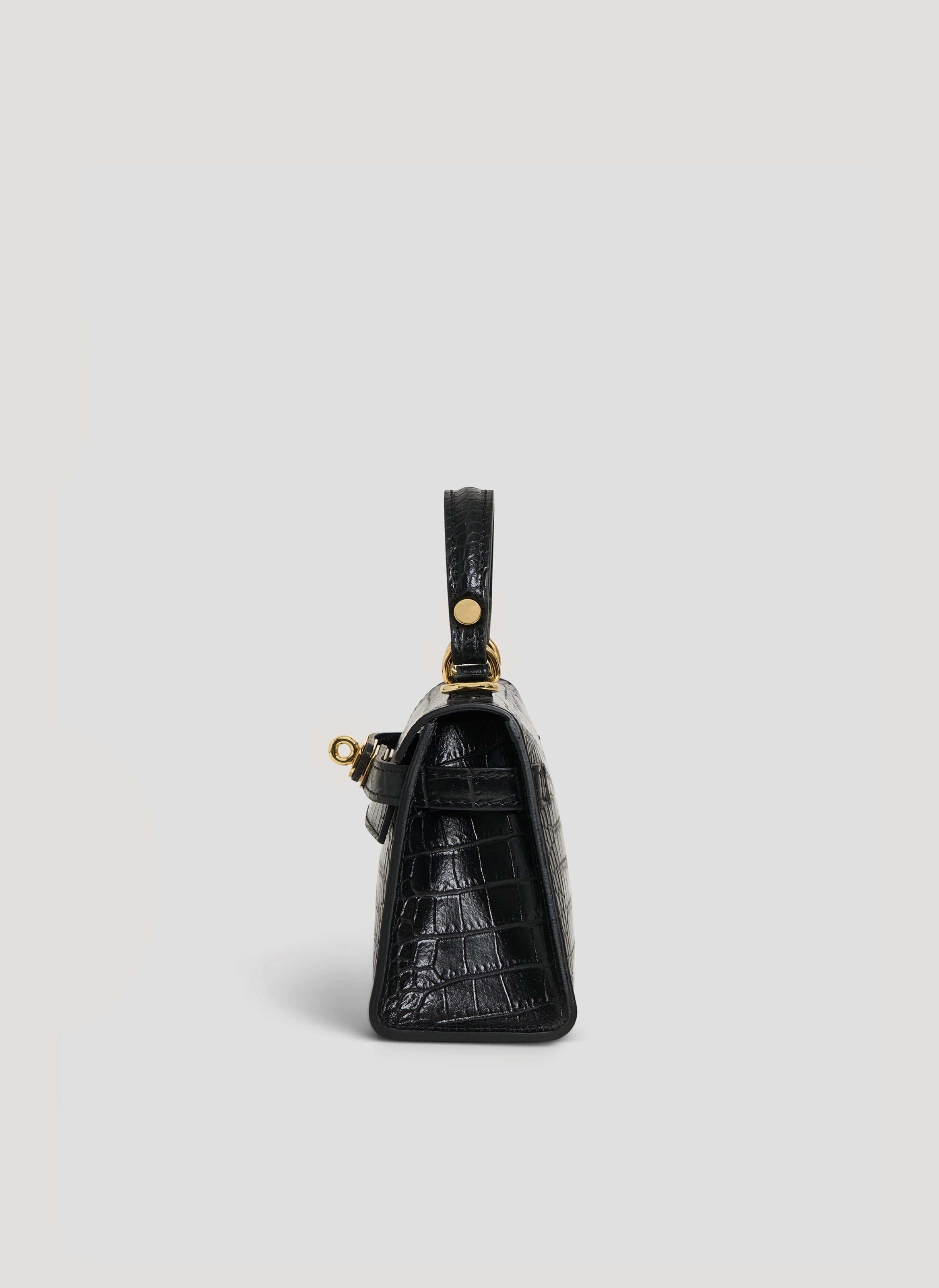 Victoria Limited Edition-taske i Coco-præget kalveskind – sort