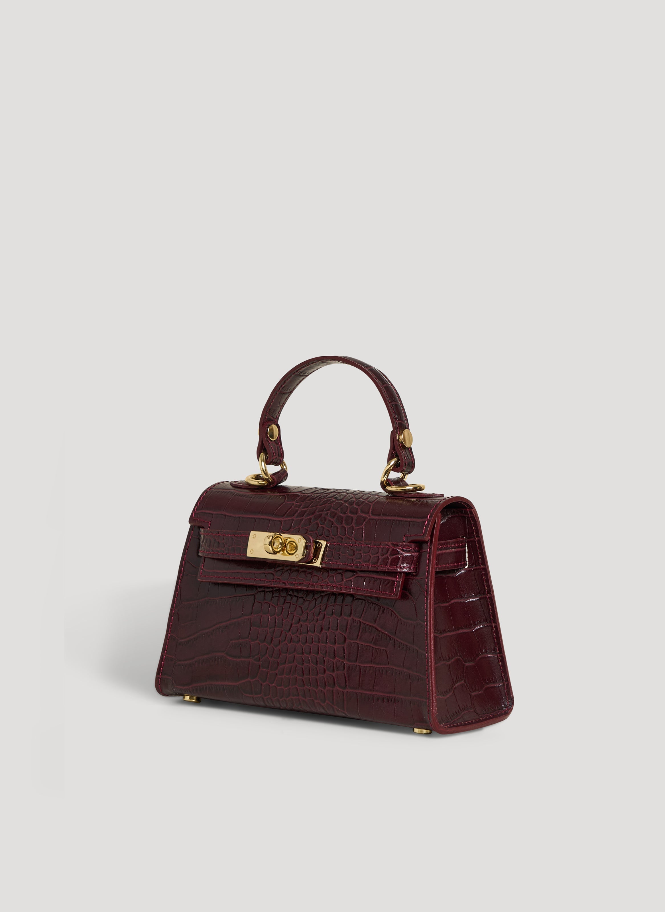 Victoria Limited Edition-taske i Coco-præget kalveskind – bordeaux