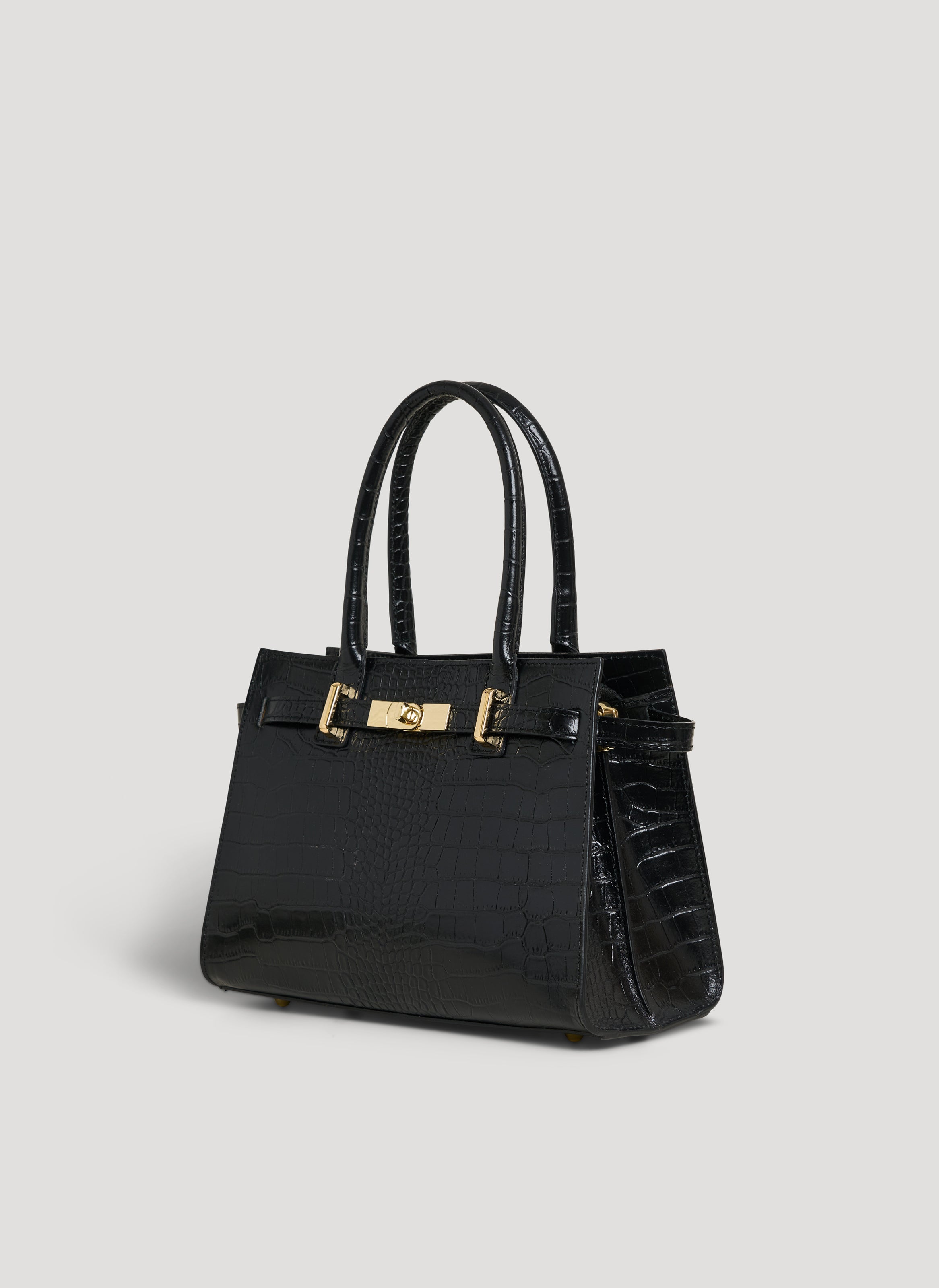 Grace Limited Edition-taske i Coco-præget kalveskind – sort