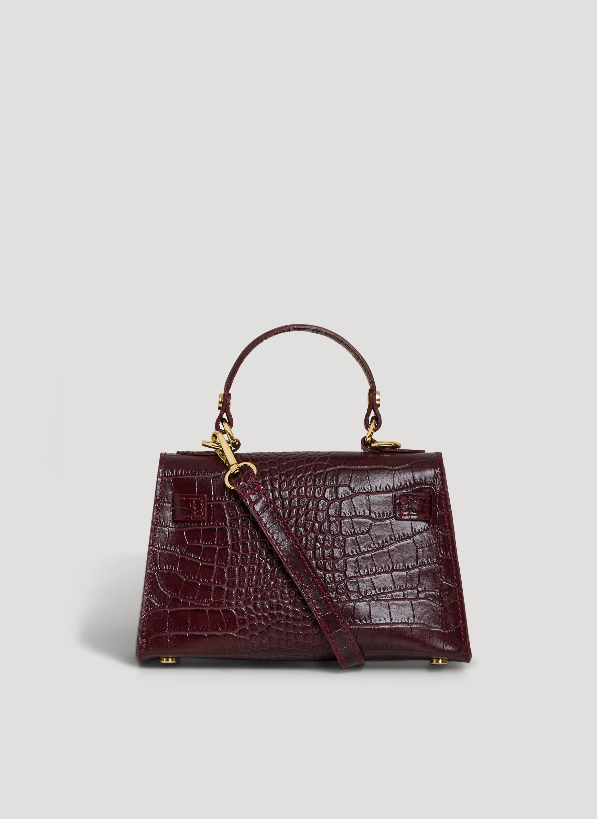 Victoria Limited Edition-taske i Coco-præget kalveskind – bordeaux
