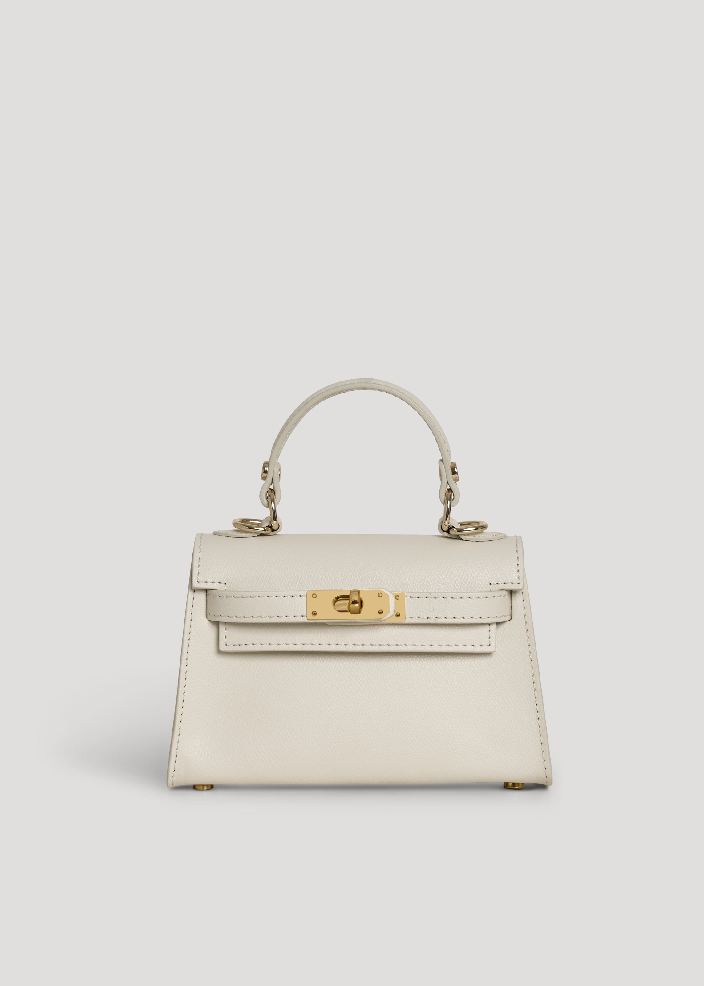 Victoria-taske i Epson-kalveskind – beige