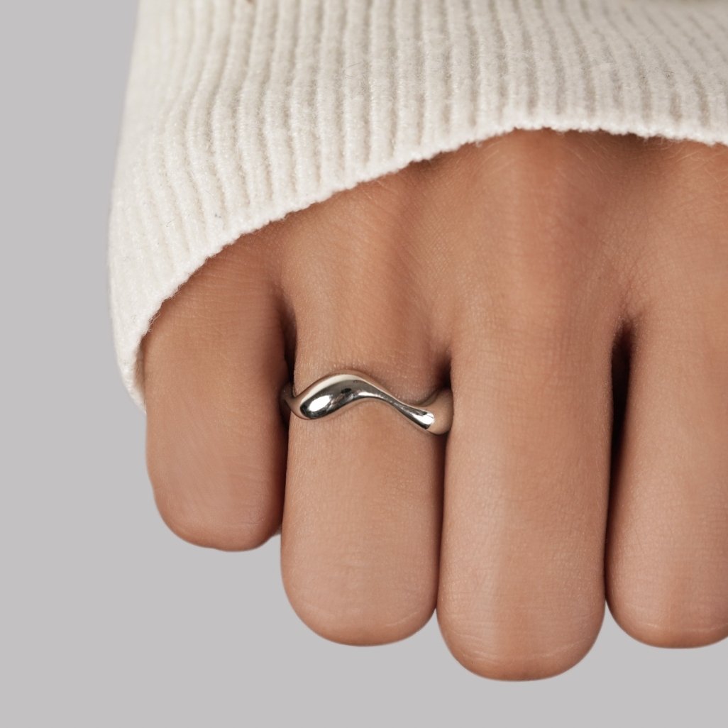 Waves - Minimalistisk ring