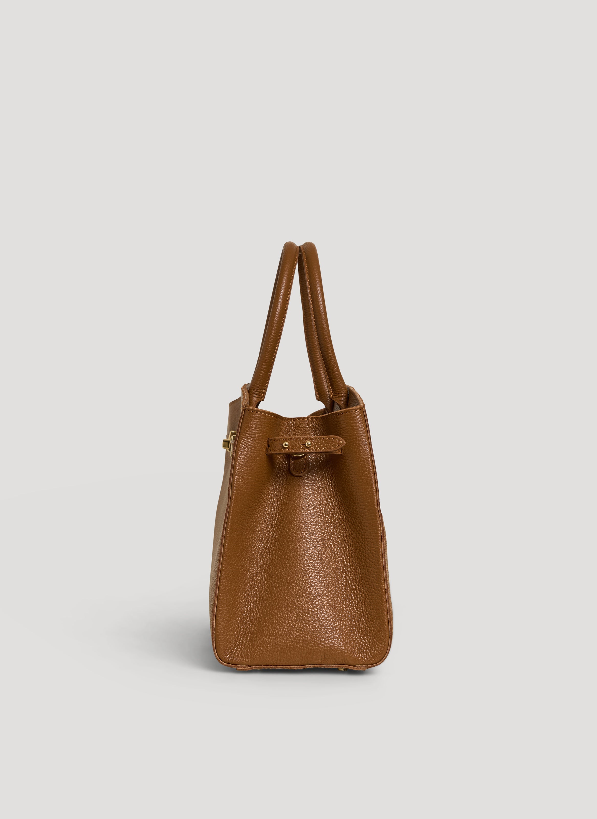 Driade-taske i Dollaro-kalveskind – cognac